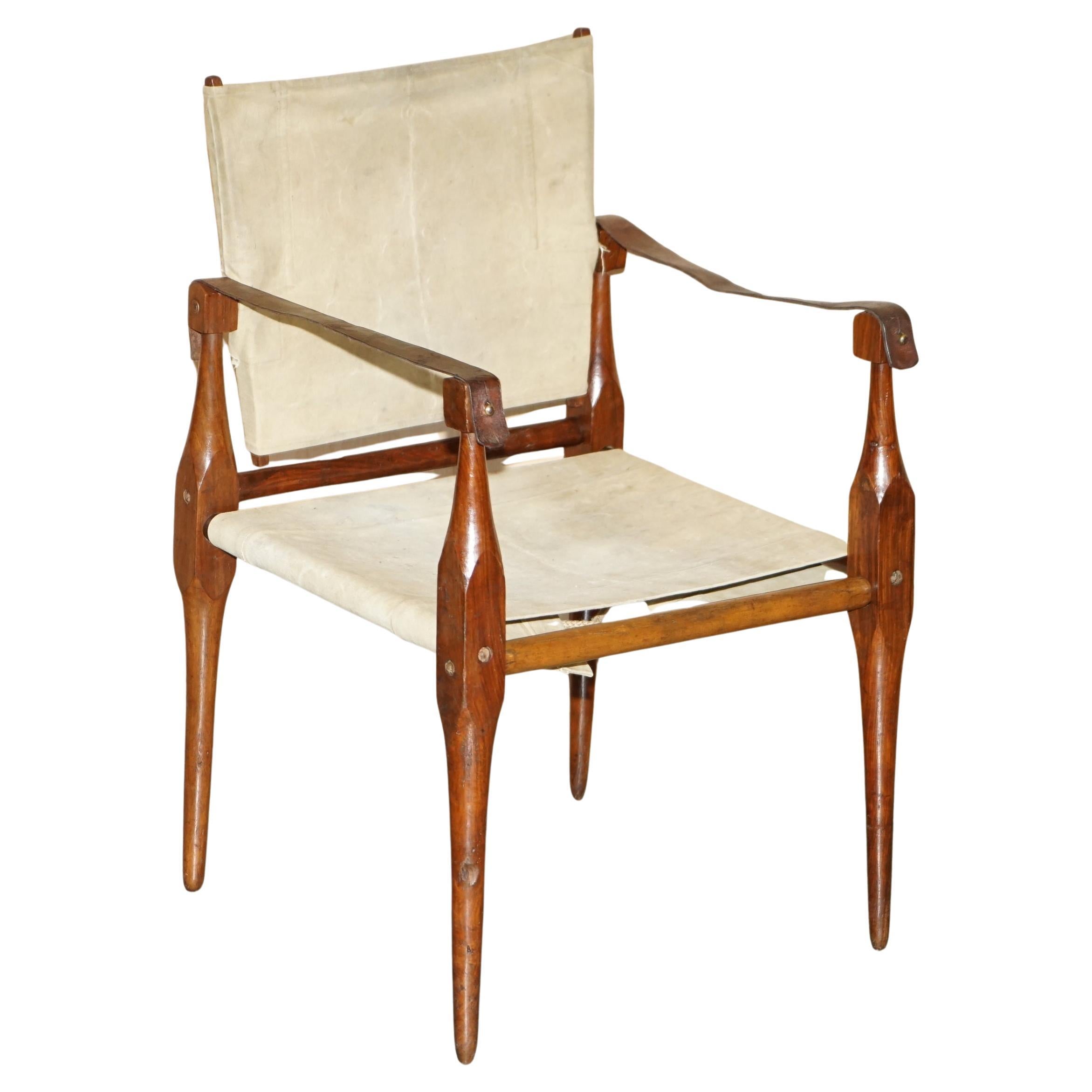 ORIGINAL BRITISH ARMY BOER WAR ROORKHEE STAMPED FOLDiNG CAMPAIGN MILITARY CHAIR