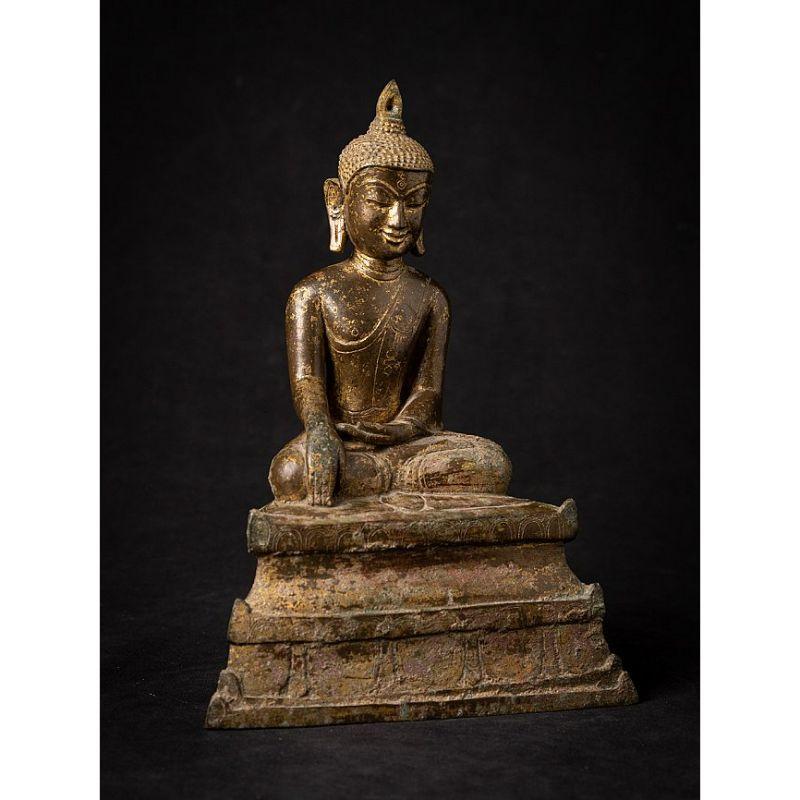 Original Bronze Bagan Buddha from Burma In Good Condition For Sale In DEVENTER, NL