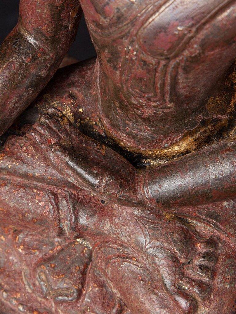 Original Bronze Pagan Buddha Statue from Burma For Sale 9