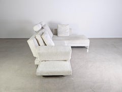 Original Brühl Four Two Ecksofa Stoff Couch Design ausziehbar