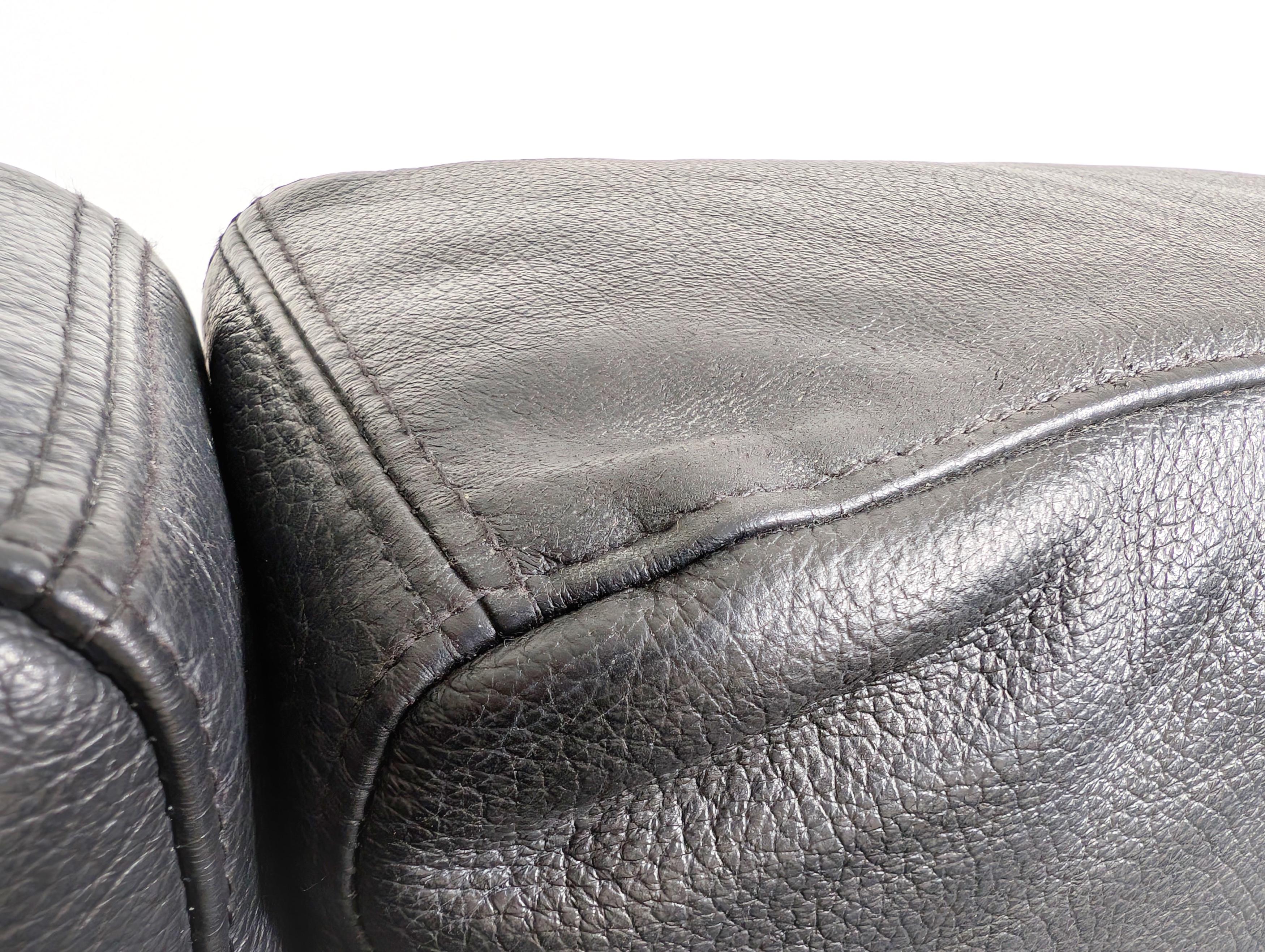 Original Brühl Moule Sofa Leder Couch Zweisitzer Design klappbar Alemán en venta