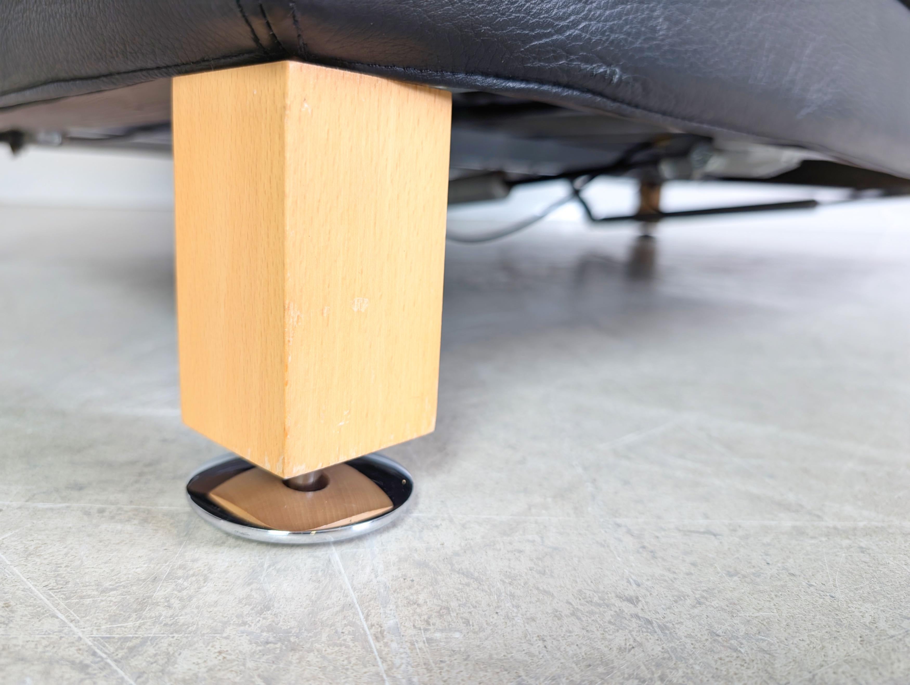 Original Brühl Moule Sofa Leder Couch Zweisitzer Design klappbar en Bueno estado para la venta en Berlin, DE