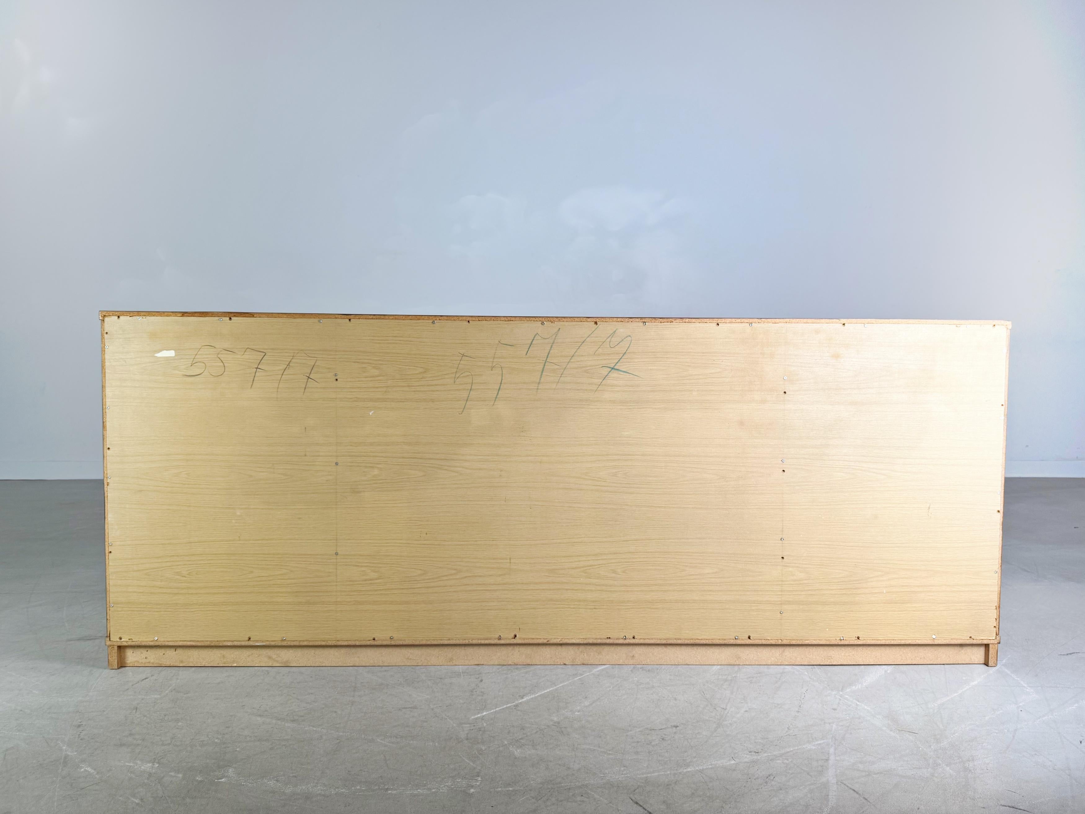 Original Brutalist Gerhard Bartels Anrichte Mitte des Jahrhunderts Eiche im Angebot 3