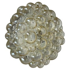 Original BUBBLE Glass Wall Light Sconces Helena Tynell Glashütte Limburg, 1960s