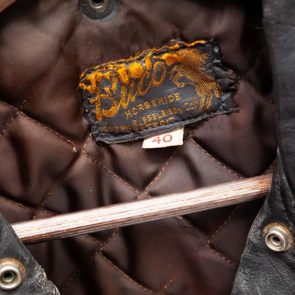 Original Buco J-24 Horsehide ‘D-Pocket’ Leather Jacket, circa 1950 5