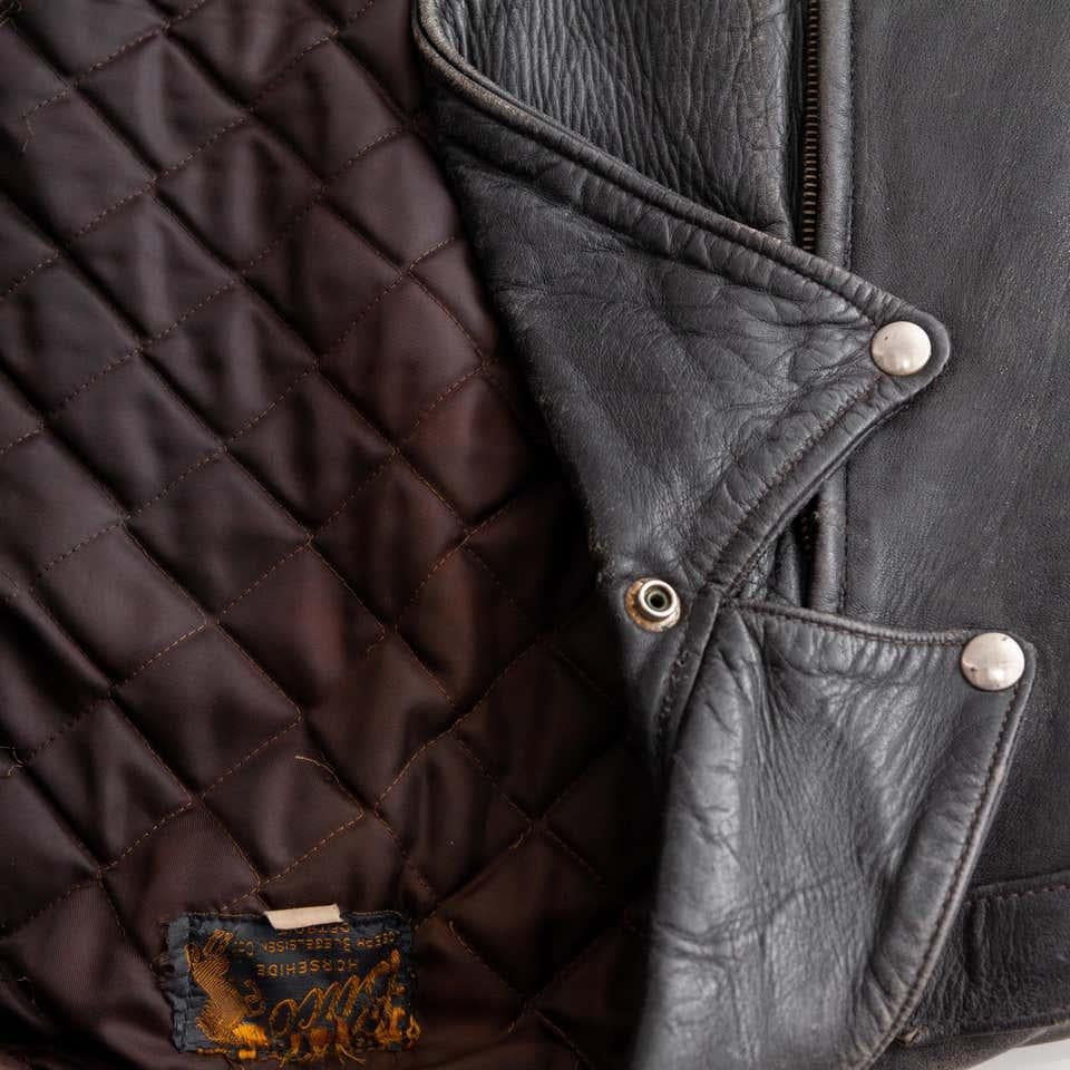 Original Buco J-24 Horsehide ‘D-Pocket’ Leather Jacket, circa 1950 9