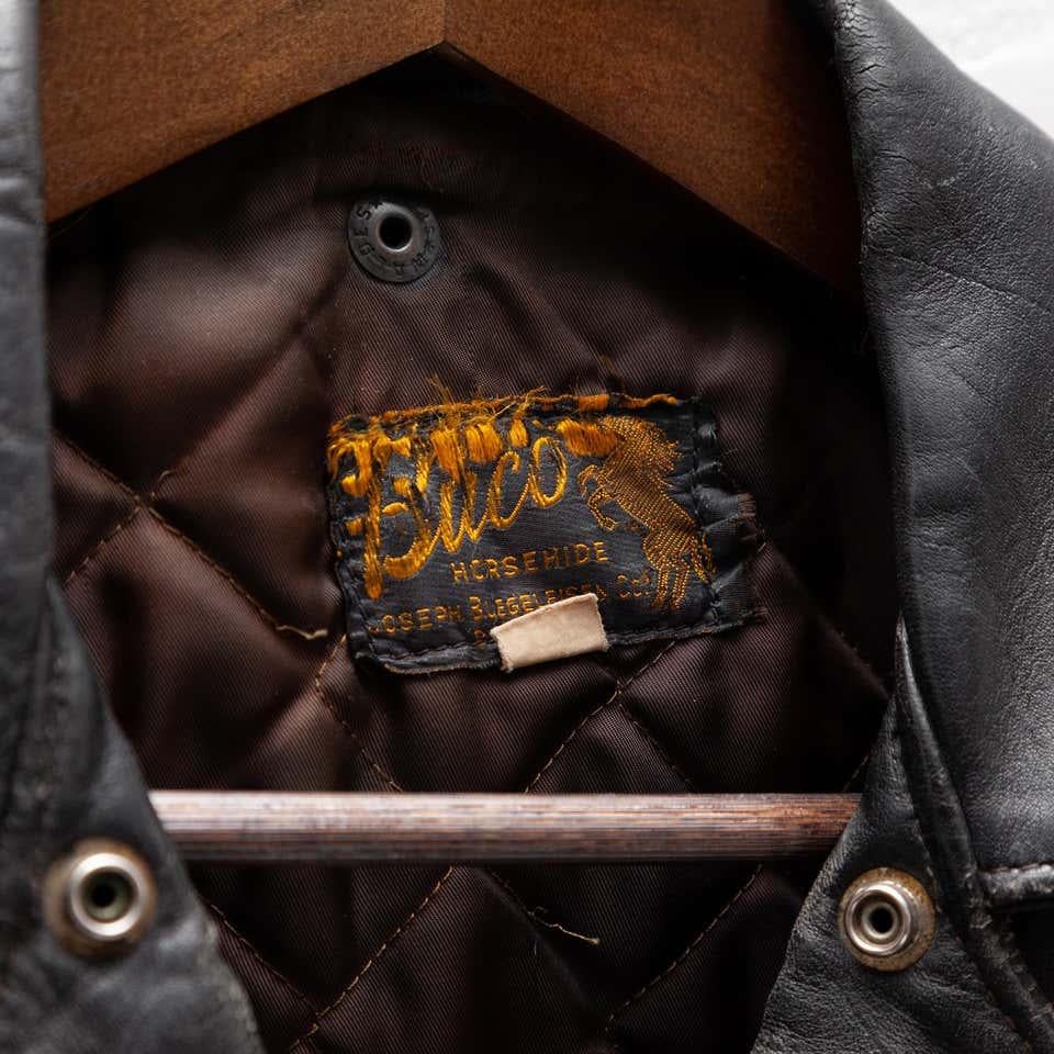 Mid-Century Modern Original Buco J-24 Horsehide ‘D-Pocket’ Leather Jacket, circa 1950