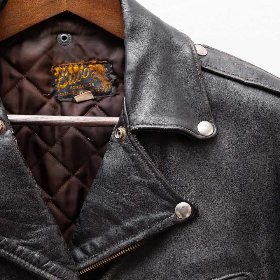 Mid-20th Century Original Buco J-24 Horsehide ‘D-Pocket’ Leather Jacket, circa 1950