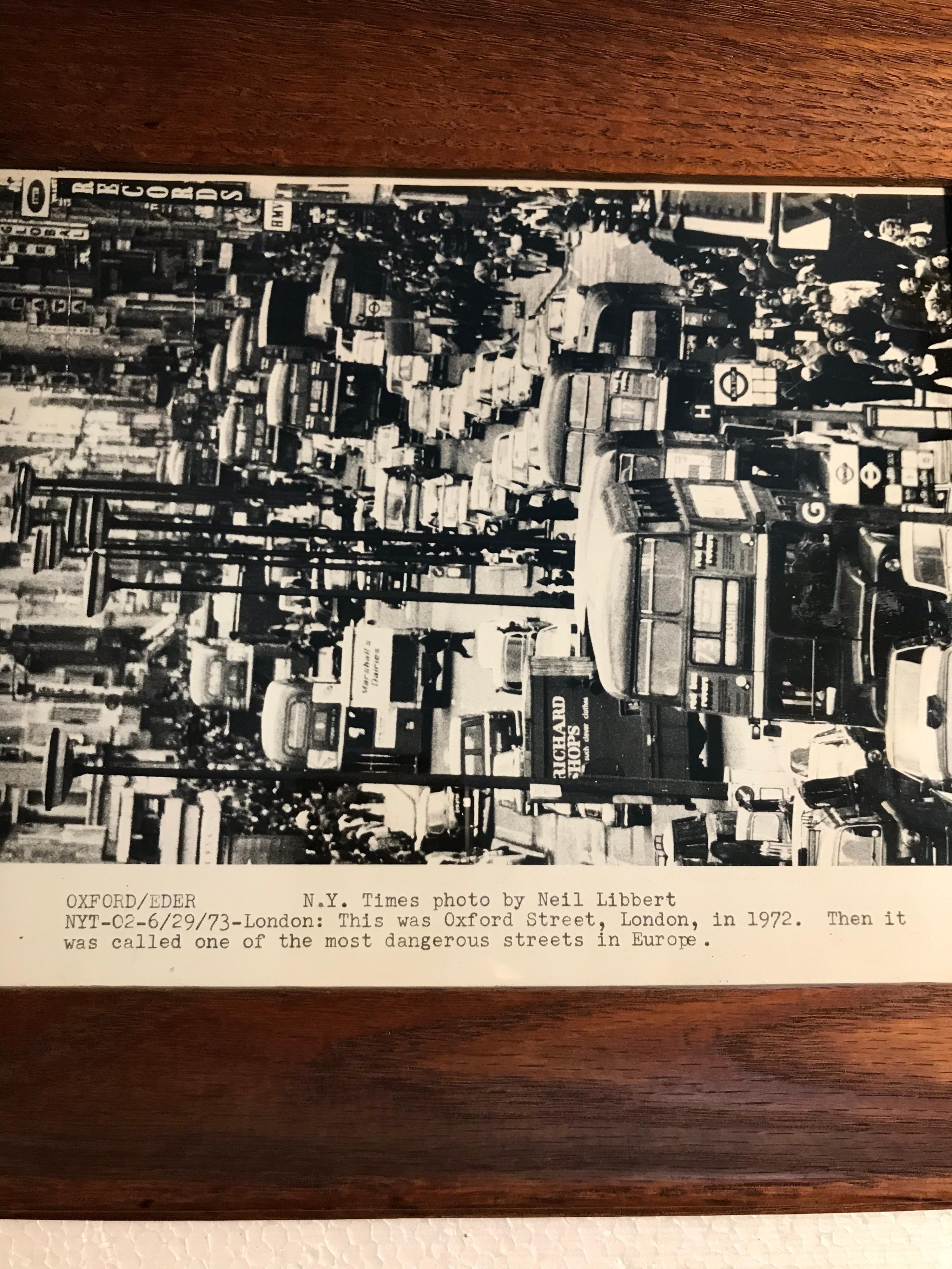 Foto de prensa original en blanco y negro del NY Times de 1972 Papel en venta