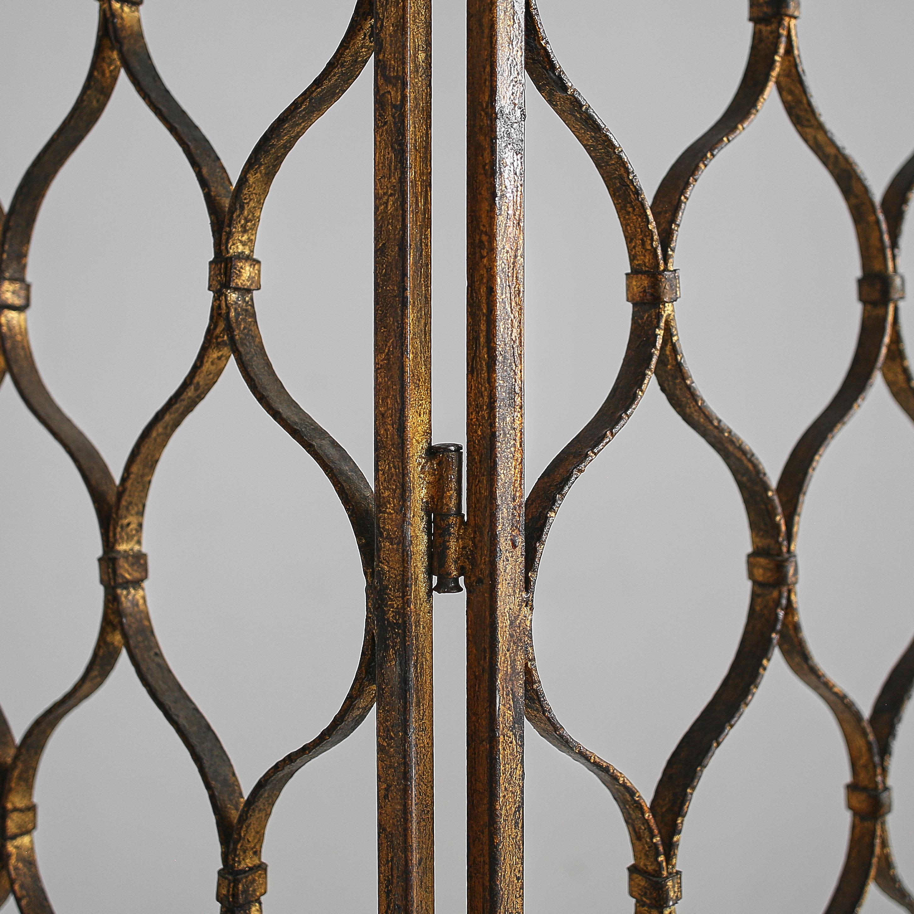 Original C.1950S Spanish Gilt Iron Screen 1