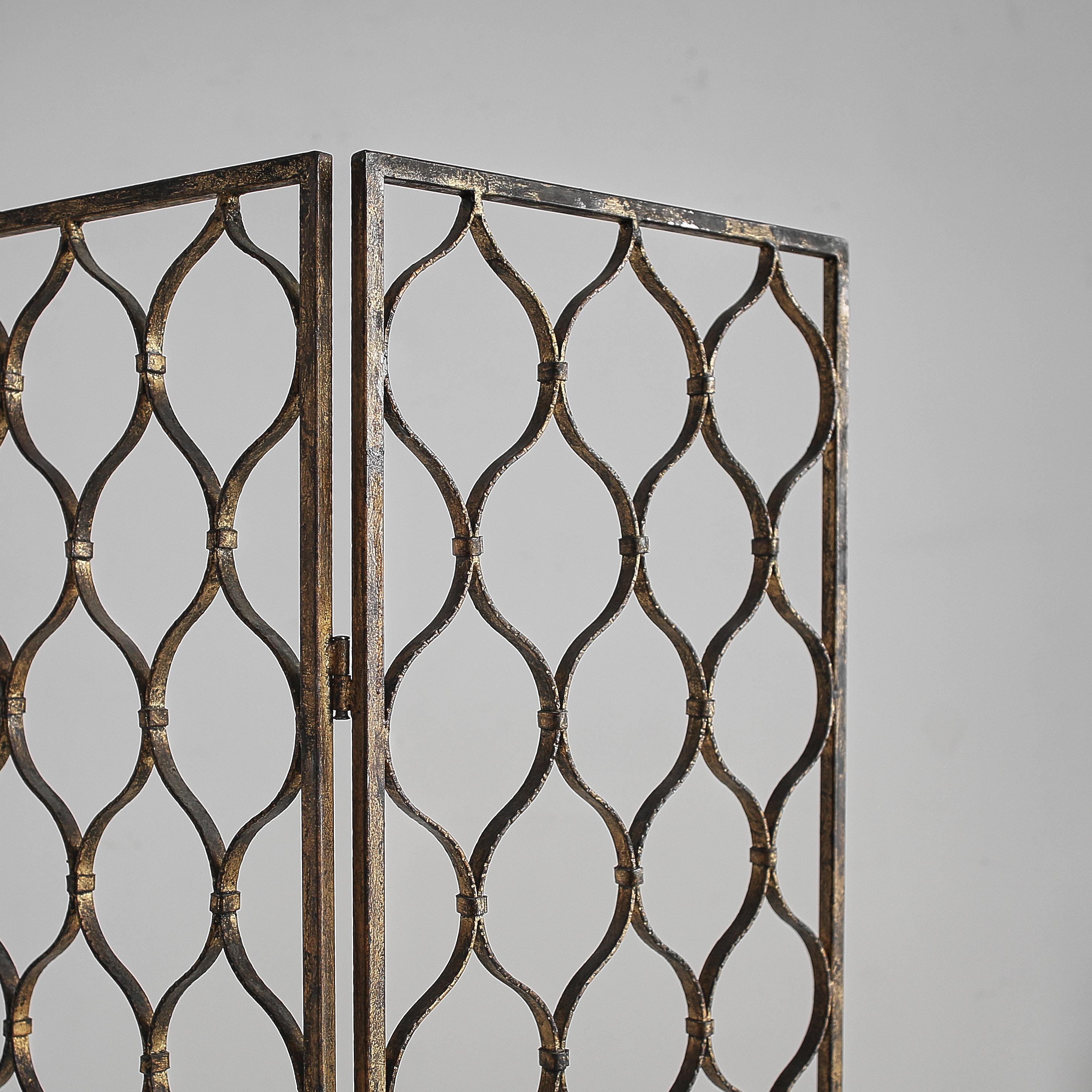 Original C.1950S Spanish Gilt Iron Screen 2