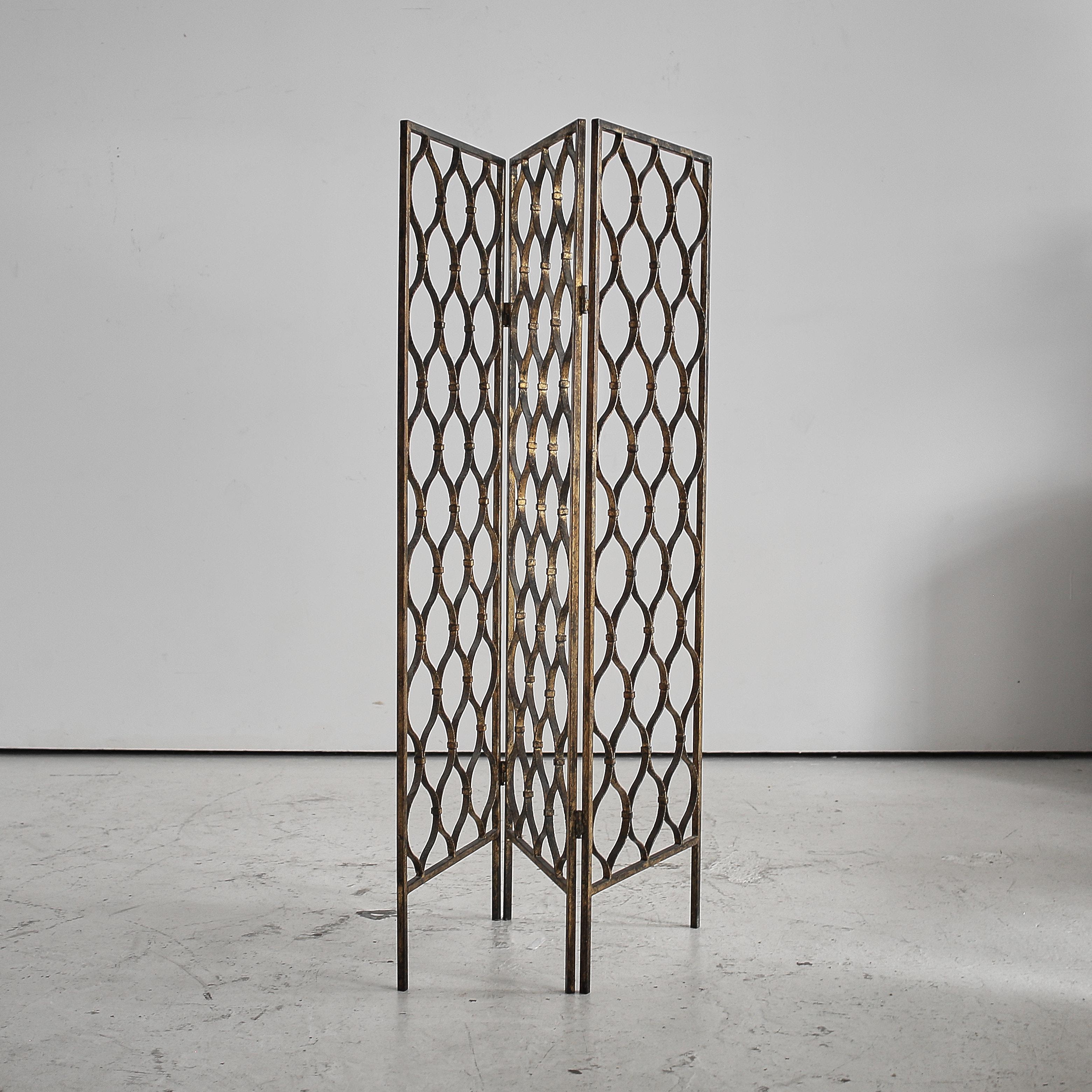 Original C.1950S Spanish Gilt Iron Screen 3