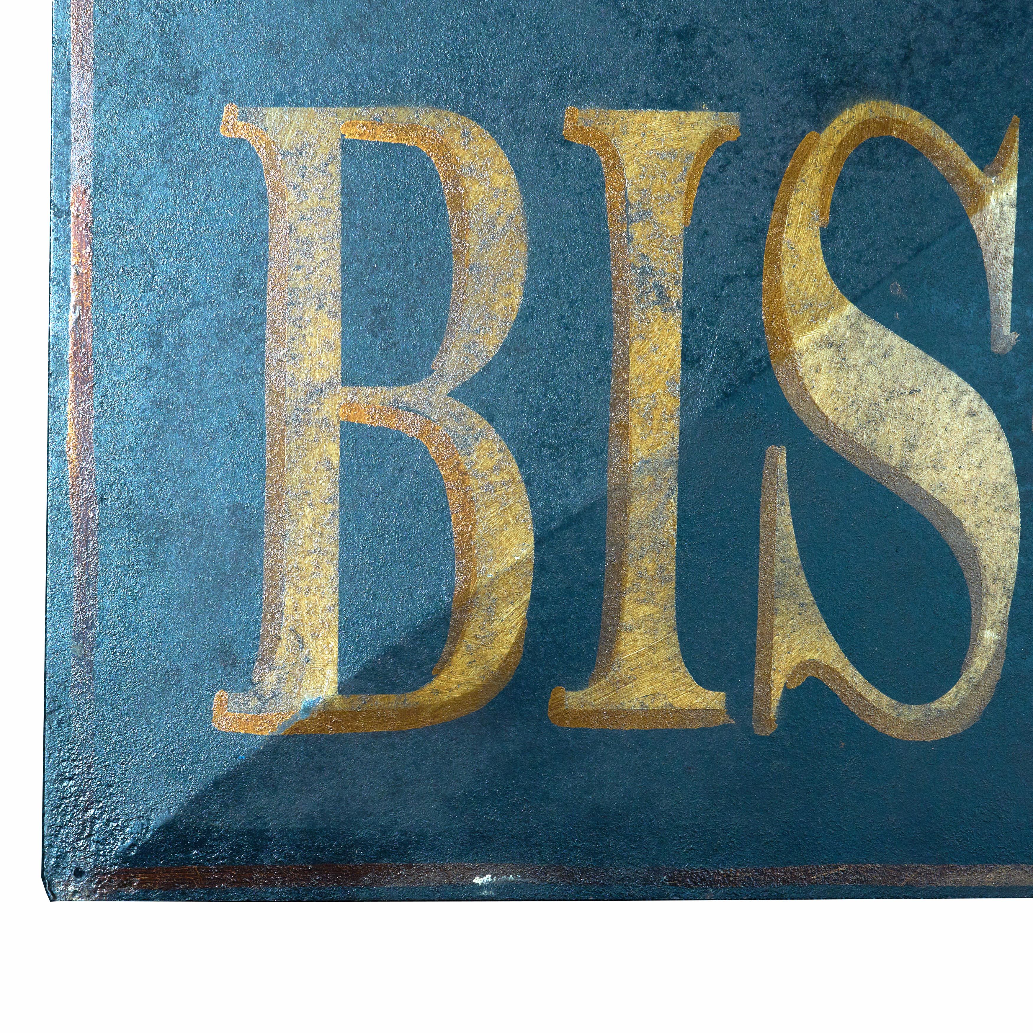 Original Cafe Bistro Sign In Good Condition For Sale In Chicago, IL