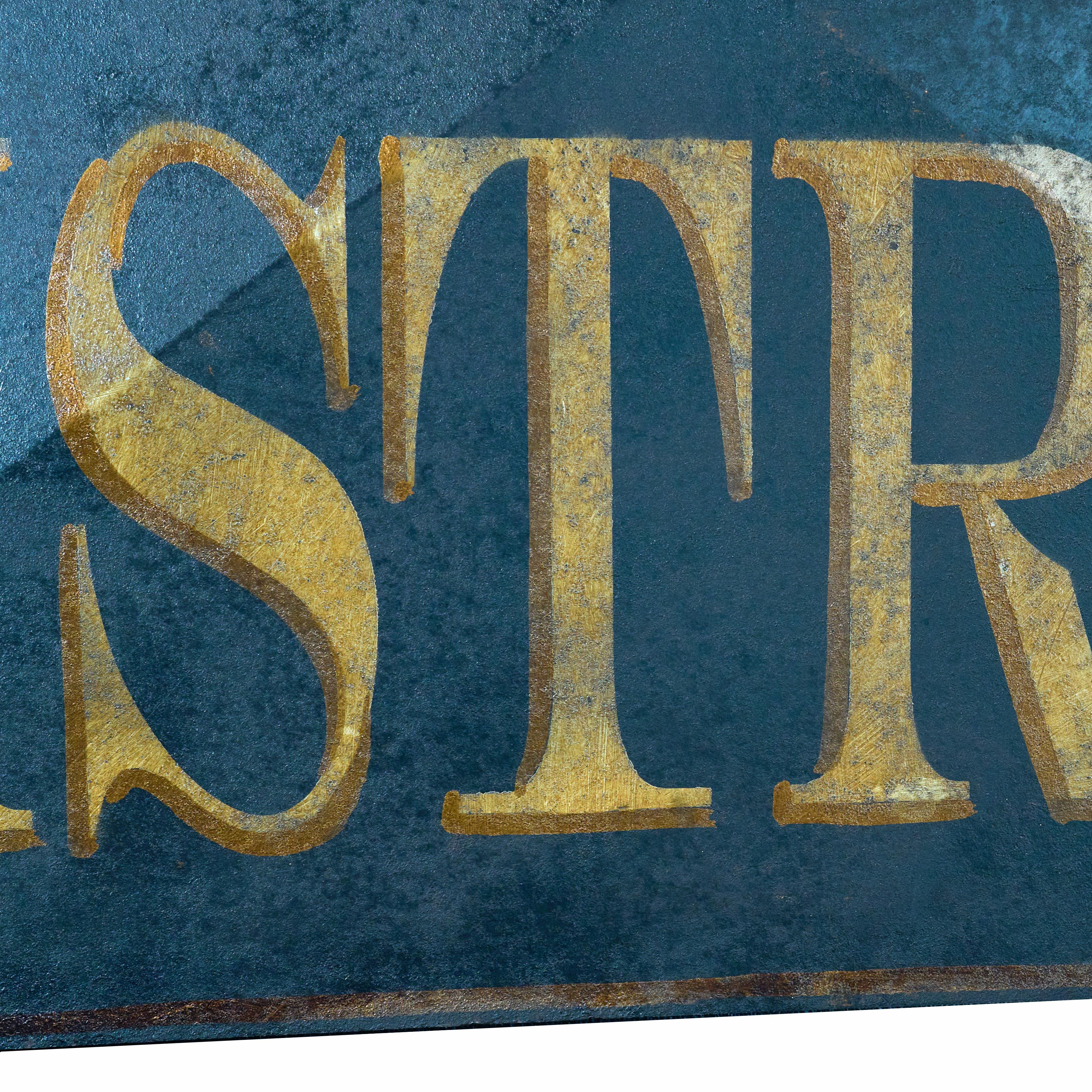 Early 20th Century Original Cafe Bistro Sign For Sale