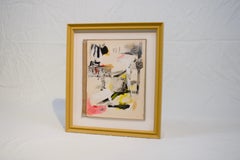 Original “Canary” Collage by Sébastien Coutheillas, Contemporary, Framed