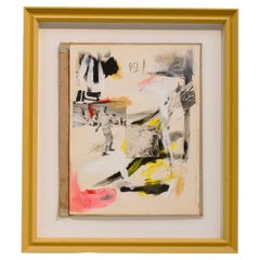 Original “Canary” Collage by Sébastien Coutheillas, Contemporary, Framed