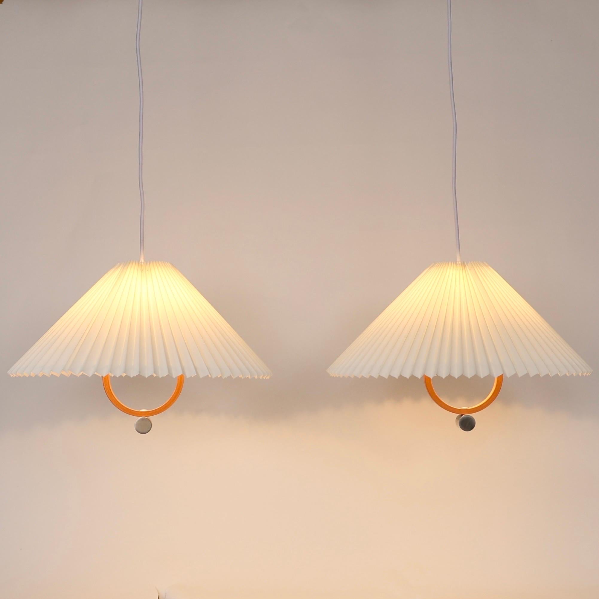 Danese Lampade a sospensione originali Caprani Light, anni '80, Danimarca in vendita