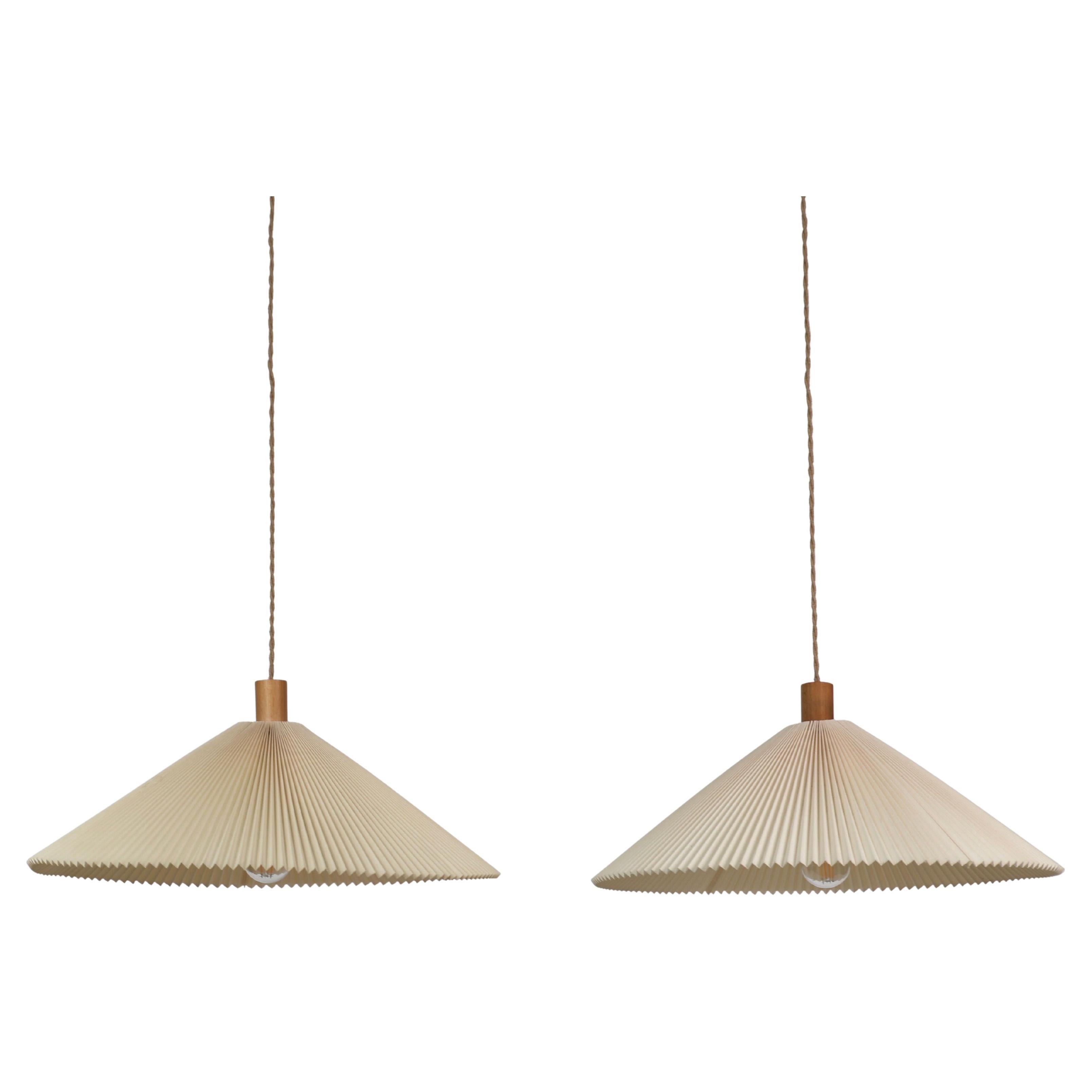 Lampade a sospensione originali Caprani Light, anni '80, Danimarca in vendita