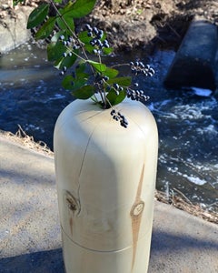 Original Capsule Wooden Floor Vase