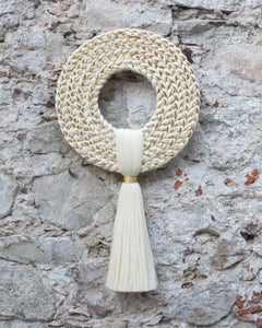 Original Caralarga Wall Wreath in Natural and Gold
