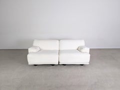 Original Cassina Fiandra Sofa Couch Vico Magistretti Zweisitzer Design