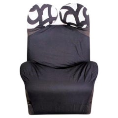 Original Cassina Wink Chair Sessel Toshiyuki Kita schwarz weiß
