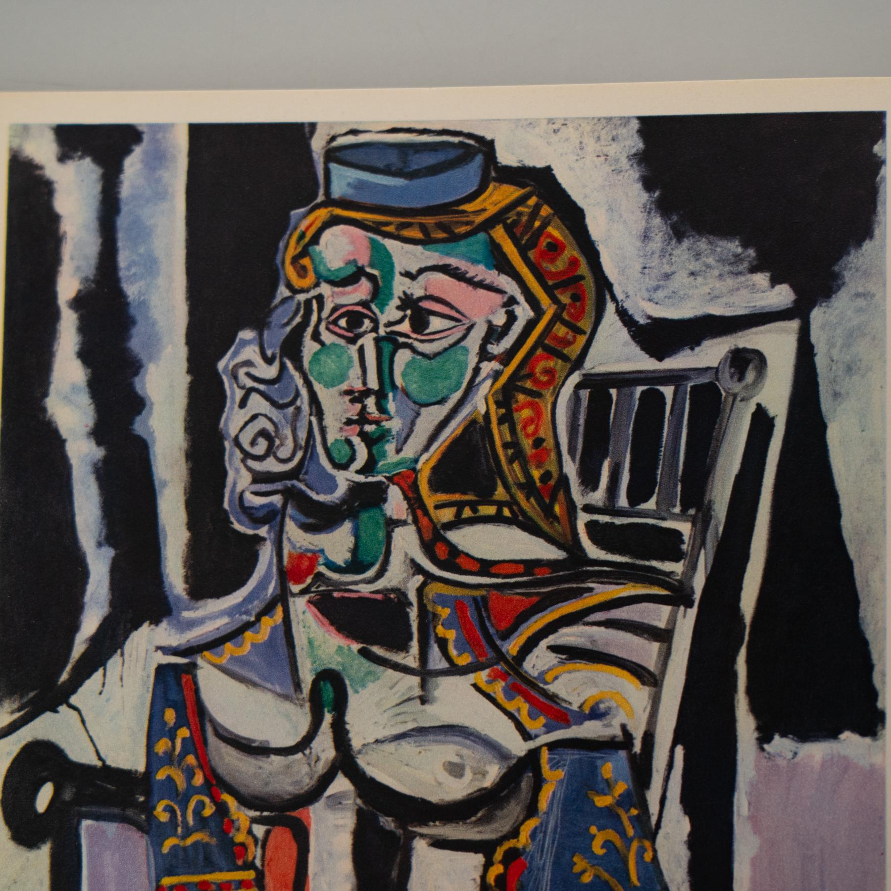 Paper Original Catalog – Picasso Peintures 1955-1956 at Galerie Louise Leiris, 1957 For Sale