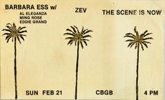 Original CBGB Club Flyer, circa 1979-1980, ‘Vintage CBGB’