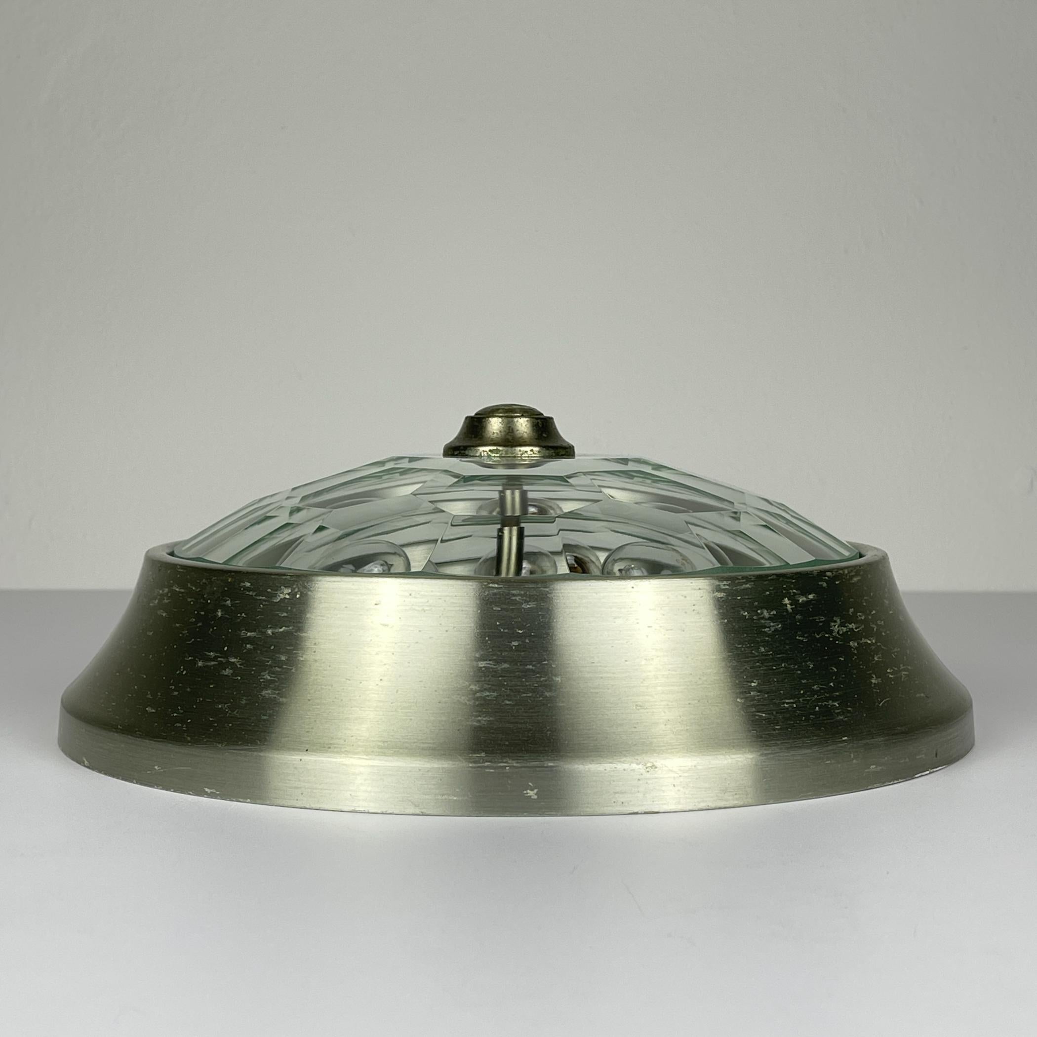Metallo Lampada da soffitto originale di Pia Guidetti Crippa per Lumi, Italia anni '60 in vendita