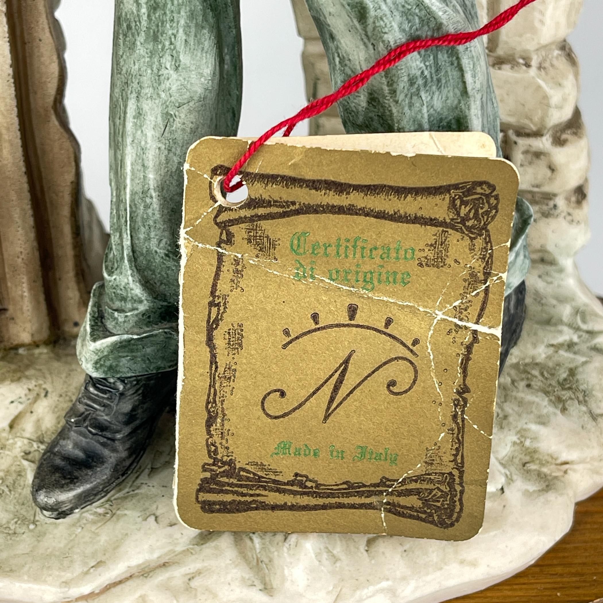 Original ceramic sculpture Artist by Capodimonte, Italy 1970s For Sale 4