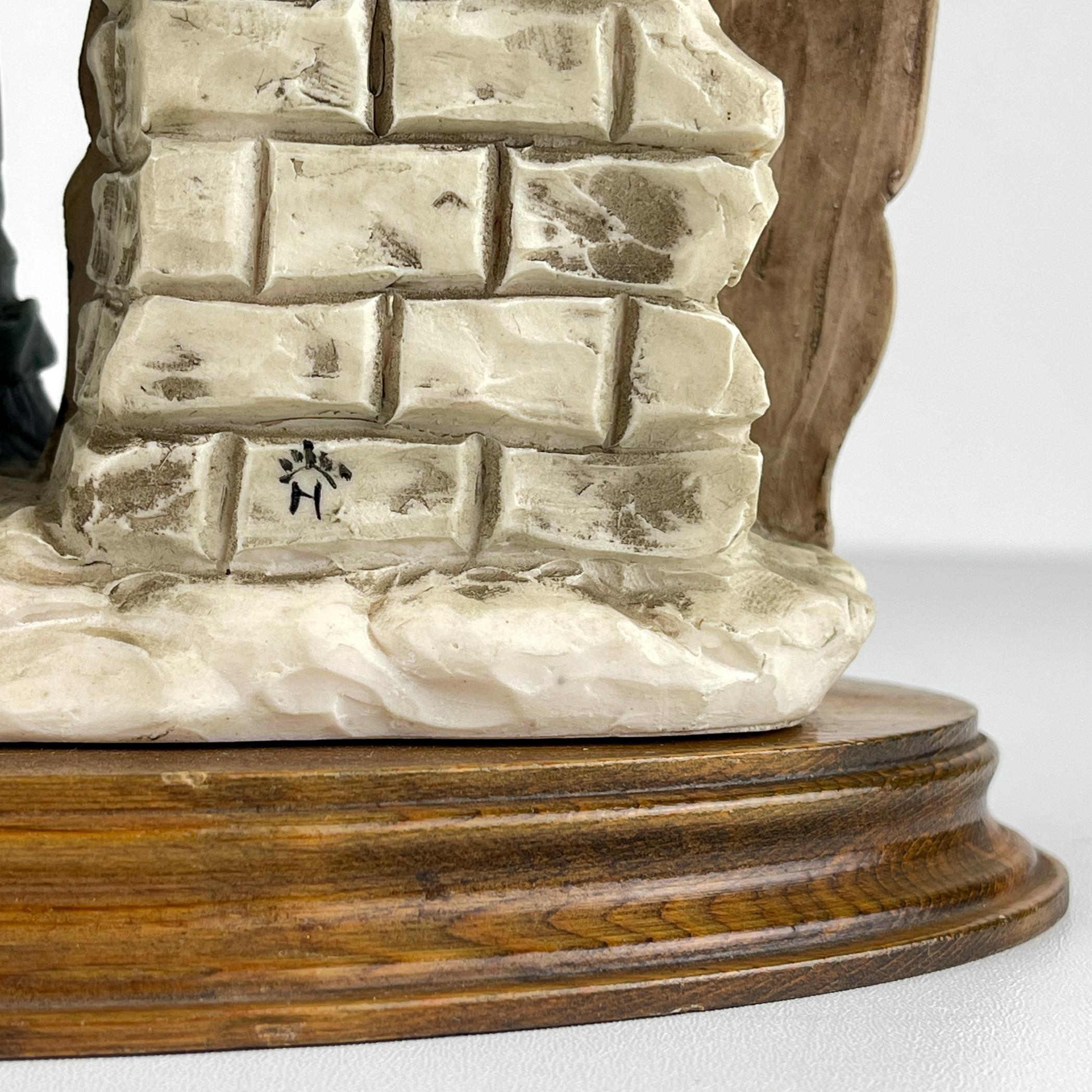 20th Century Original ceramic sculpture Artist by Capodimonte, Italy 1970s For Sale