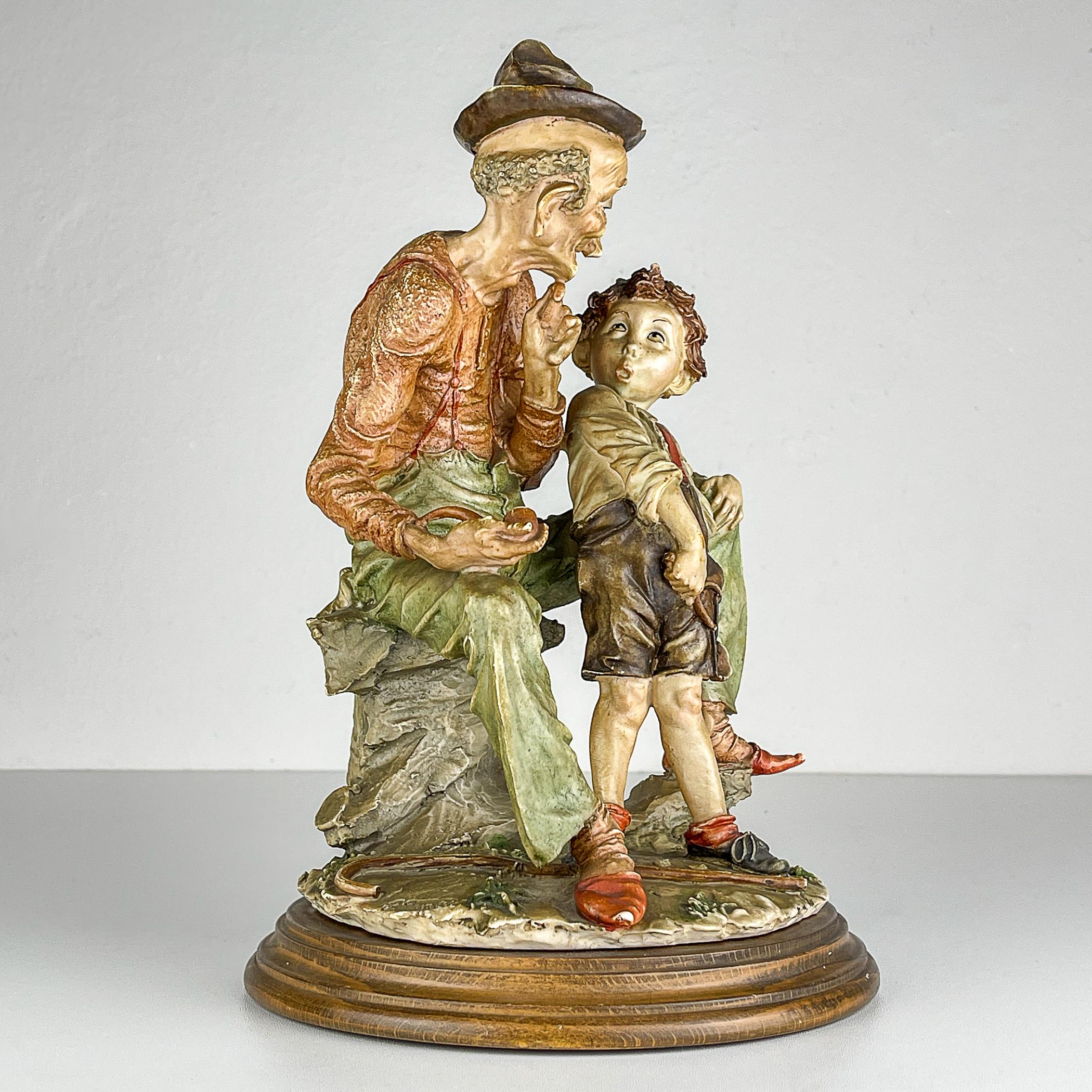Escultura de cerámica original de Giuseppe Armani para Capodimonte, Italia Años 70 en venta 4