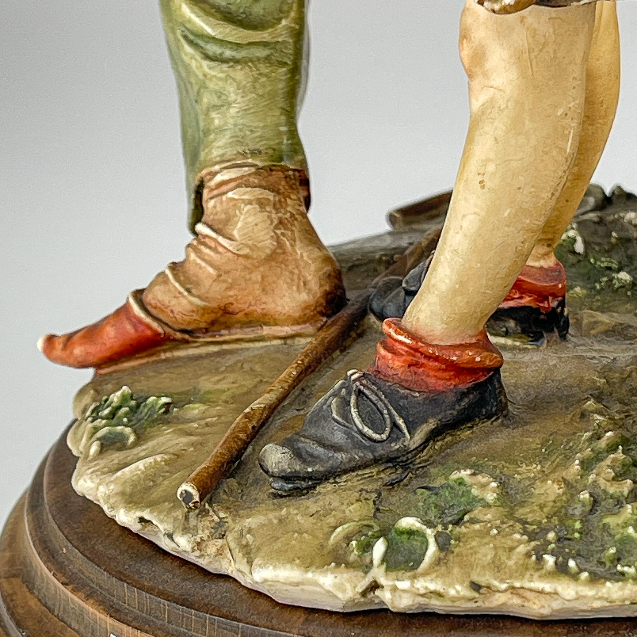 Escultura de cerámica original de Giuseppe Armani para Capodimonte, Italia Años 70 en venta 5