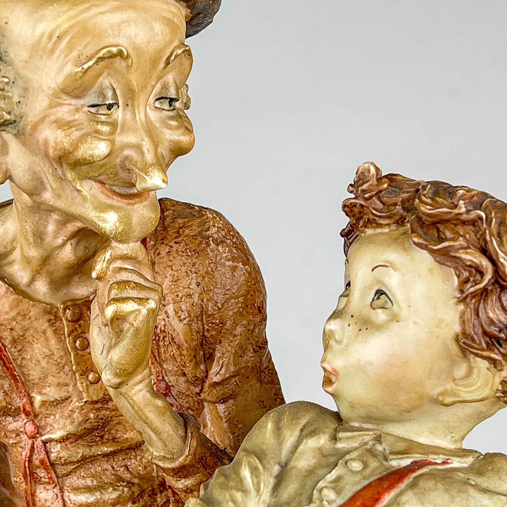 Escultura de cerámica original de Giuseppe Armani para Capodimonte, Italia Años 70 en venta 7