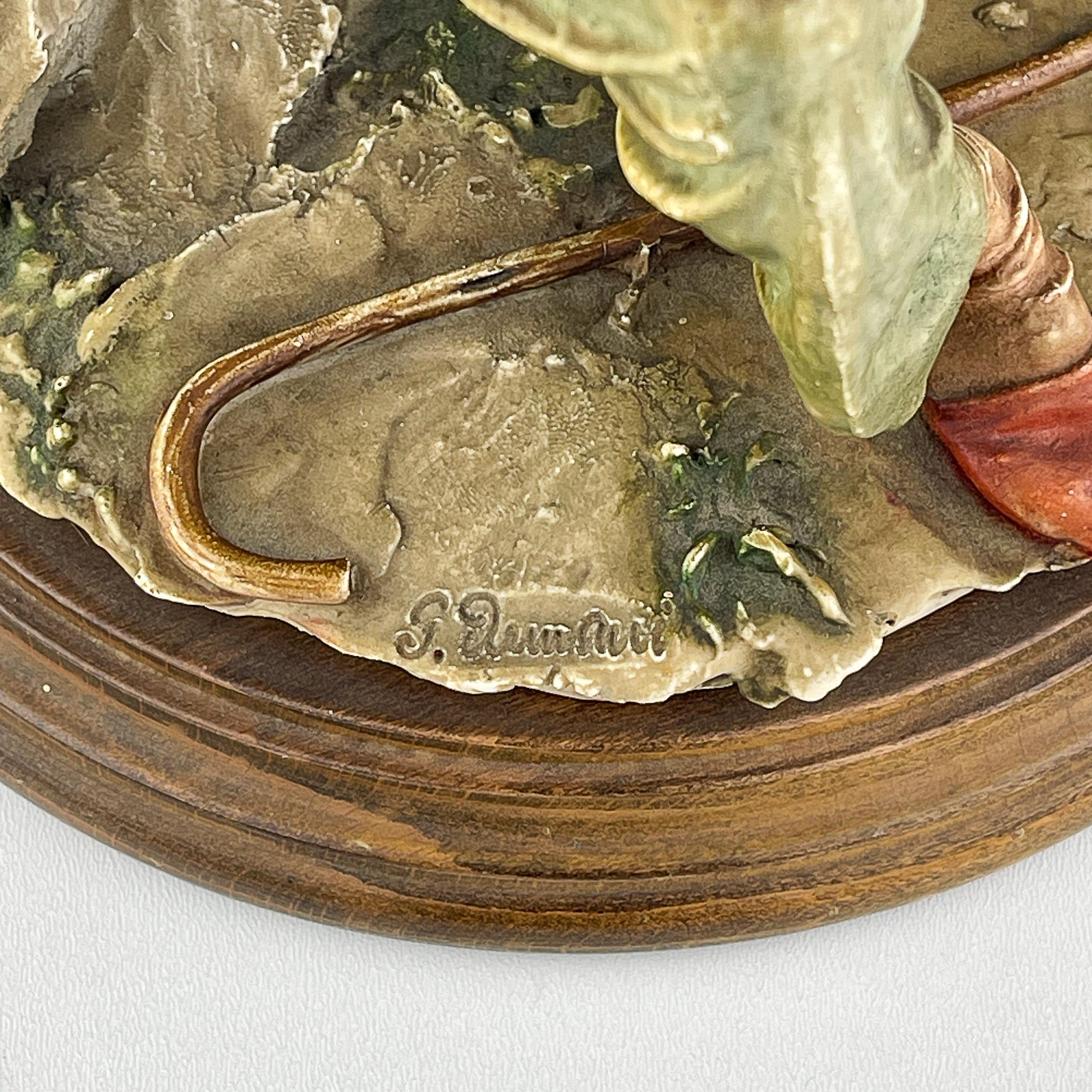 Escultura de cerámica original de Giuseppe Armani para Capodimonte, Italia Años 70 siglo XX en venta