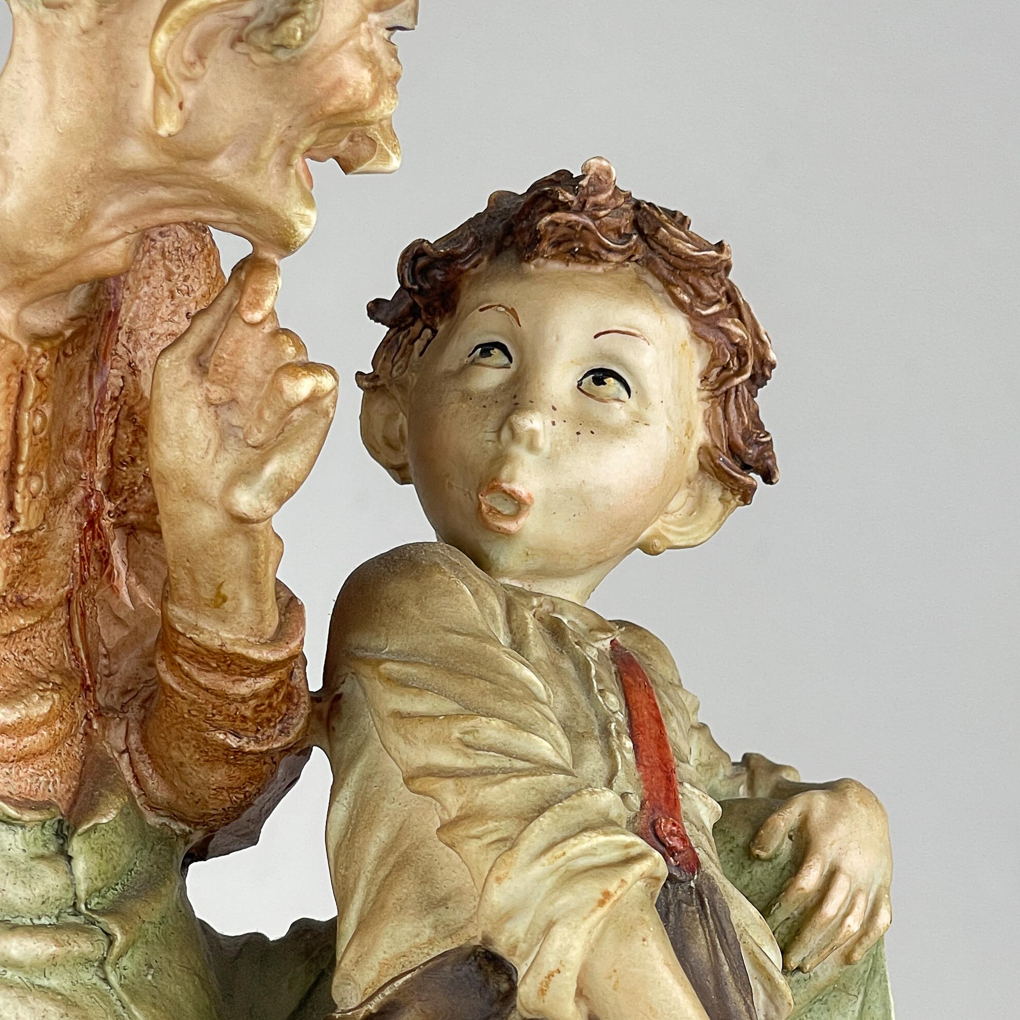 Escultura de cerámica original de Giuseppe Armani para Capodimonte, Italia Años 70 en venta 1