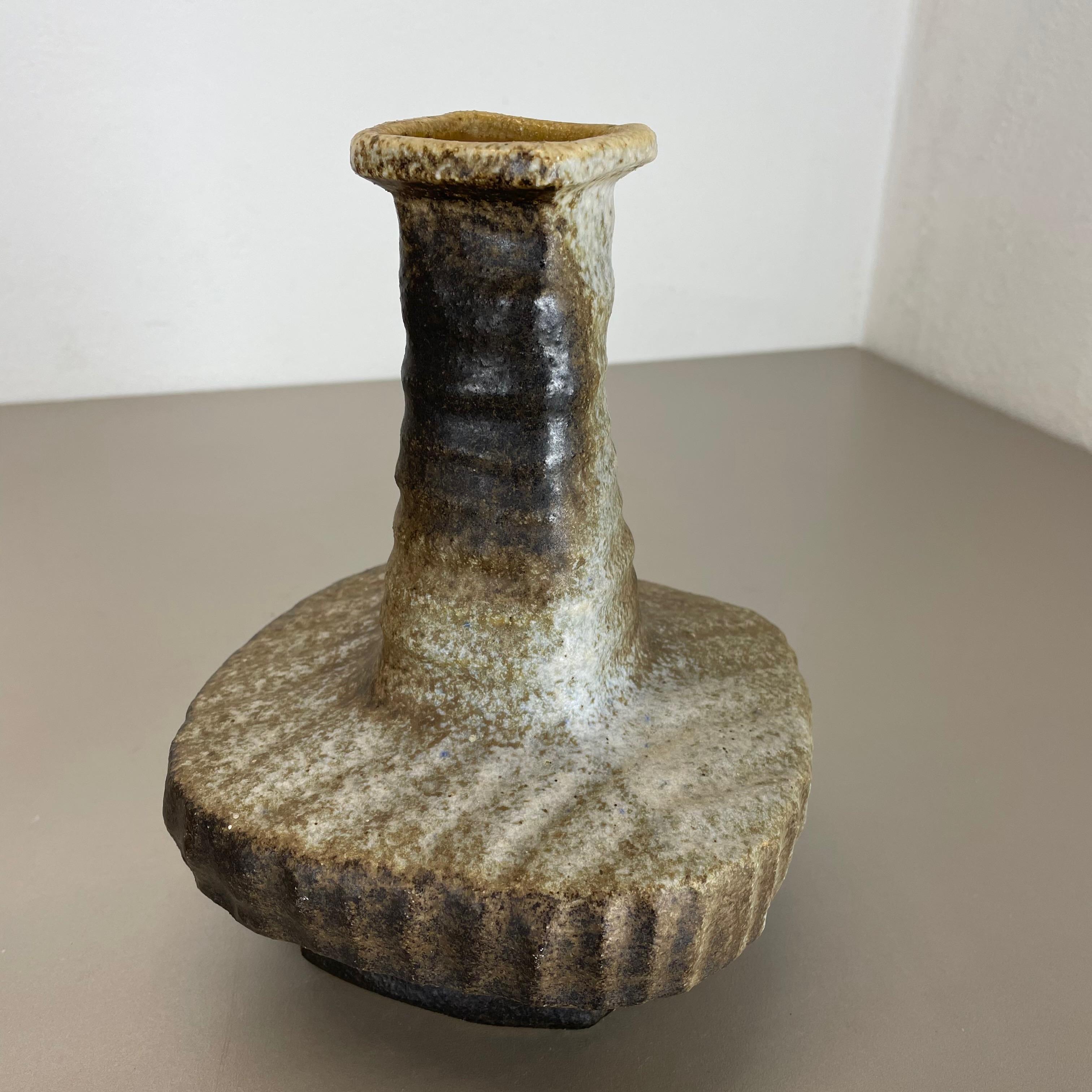 Original-Vase aus Keramik von Piet Vest Ceramic Studio Pottery, Niederlande, 1970er Jahre im Angebot 9