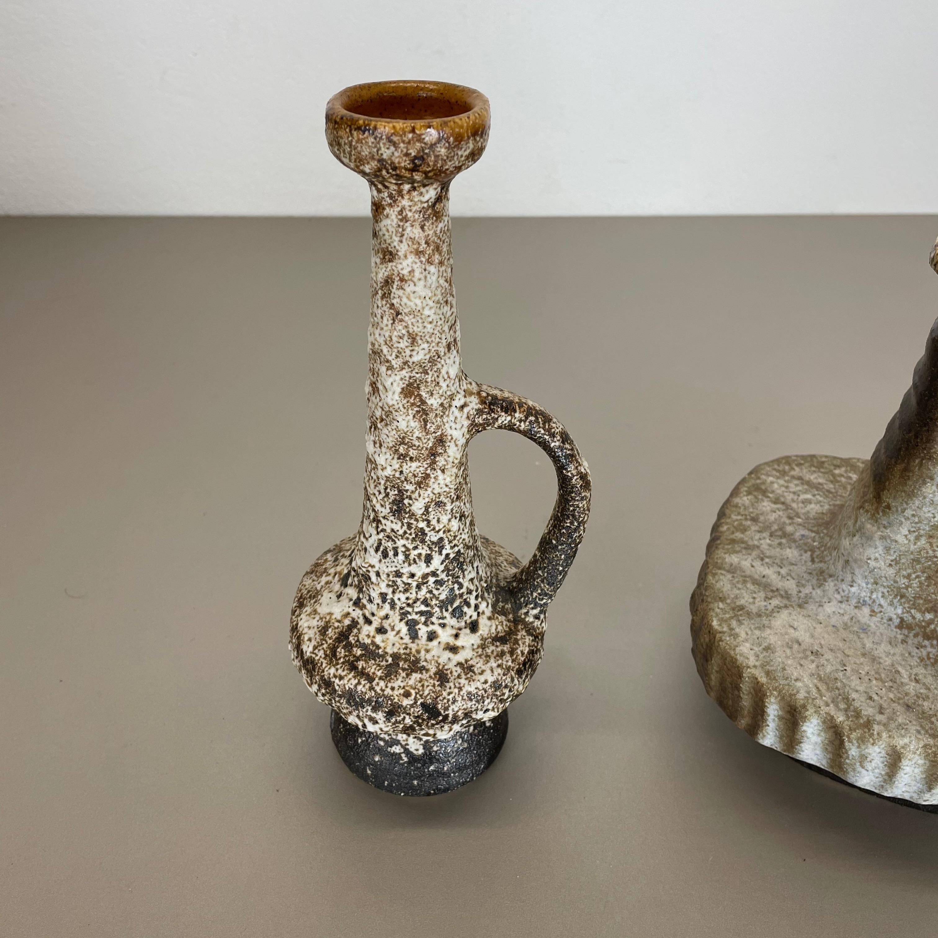 Vase original en céramique de l'atelier de poterie de Piet Vest Ceramics, Pays-Bas, 1970 Bon état - En vente à Kirchlengern, DE