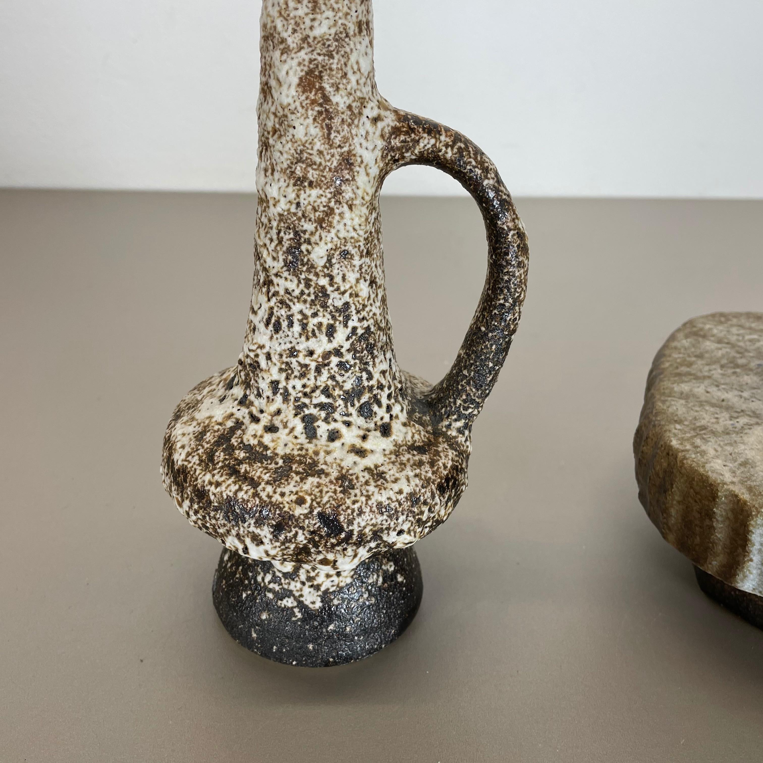 20ième siècle Vase original en céramique de l'atelier de poterie de Piet Vest Ceramics, Pays-Bas, 1970 en vente