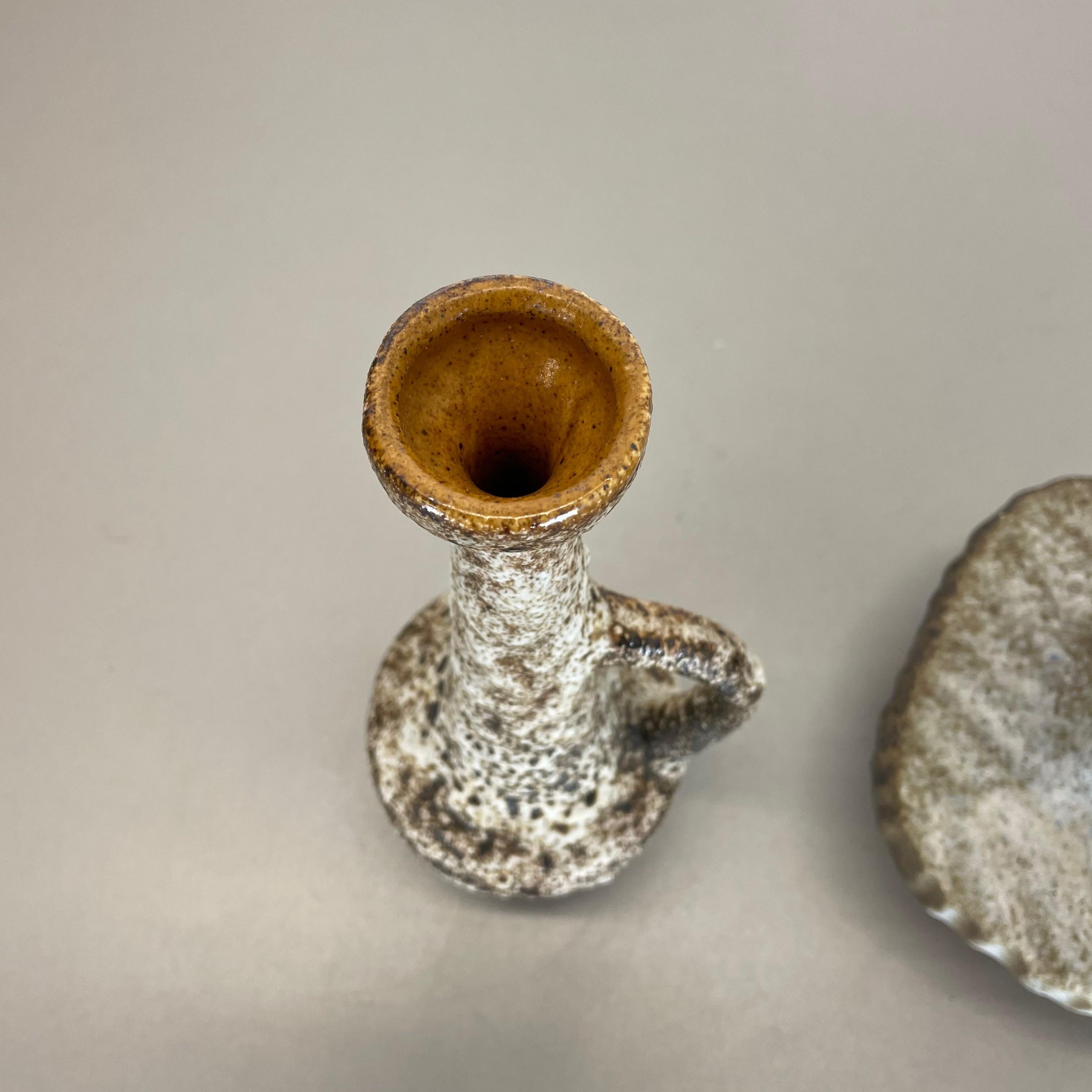 Original-Vase aus Keramik von Piet Vest Ceramic Studio Pottery, Niederlande, 1970er Jahre im Angebot 2