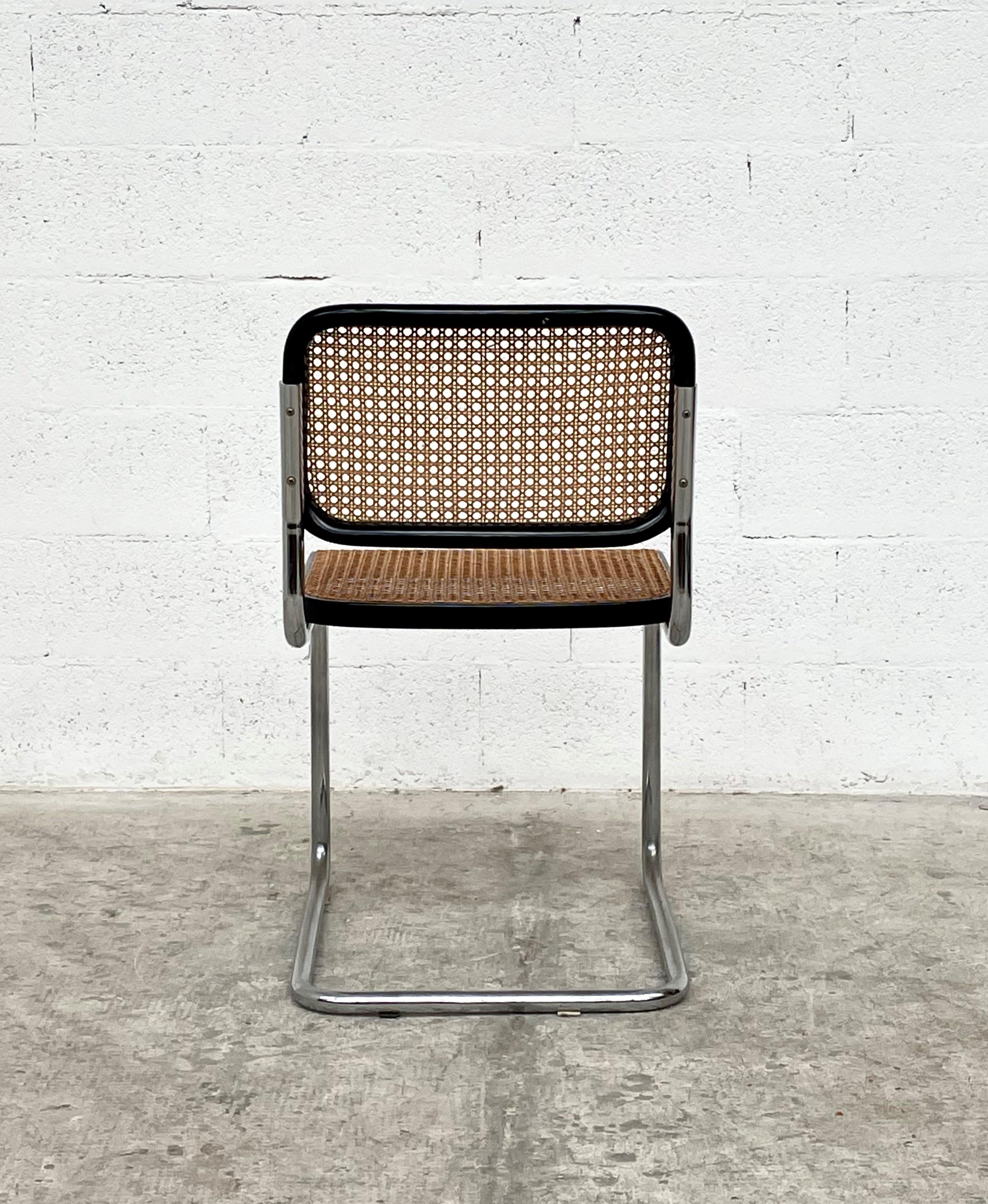 Original Cesca Chair by Marcel Breuer for Gavina, Italy In Good Condition In Padova, IT