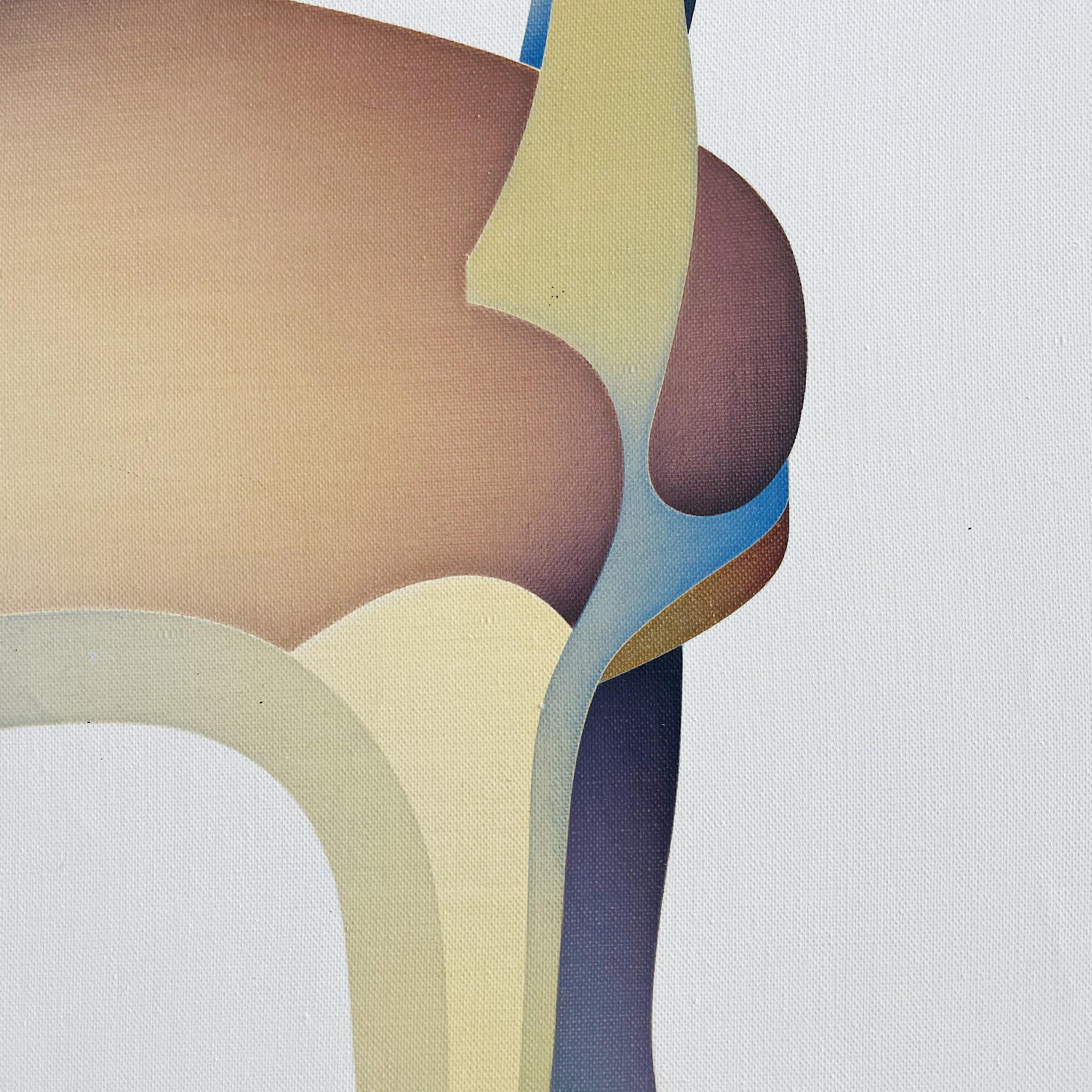 Modern Original Chair L Painting by Alberto Labad 'Bilbao, Spain'