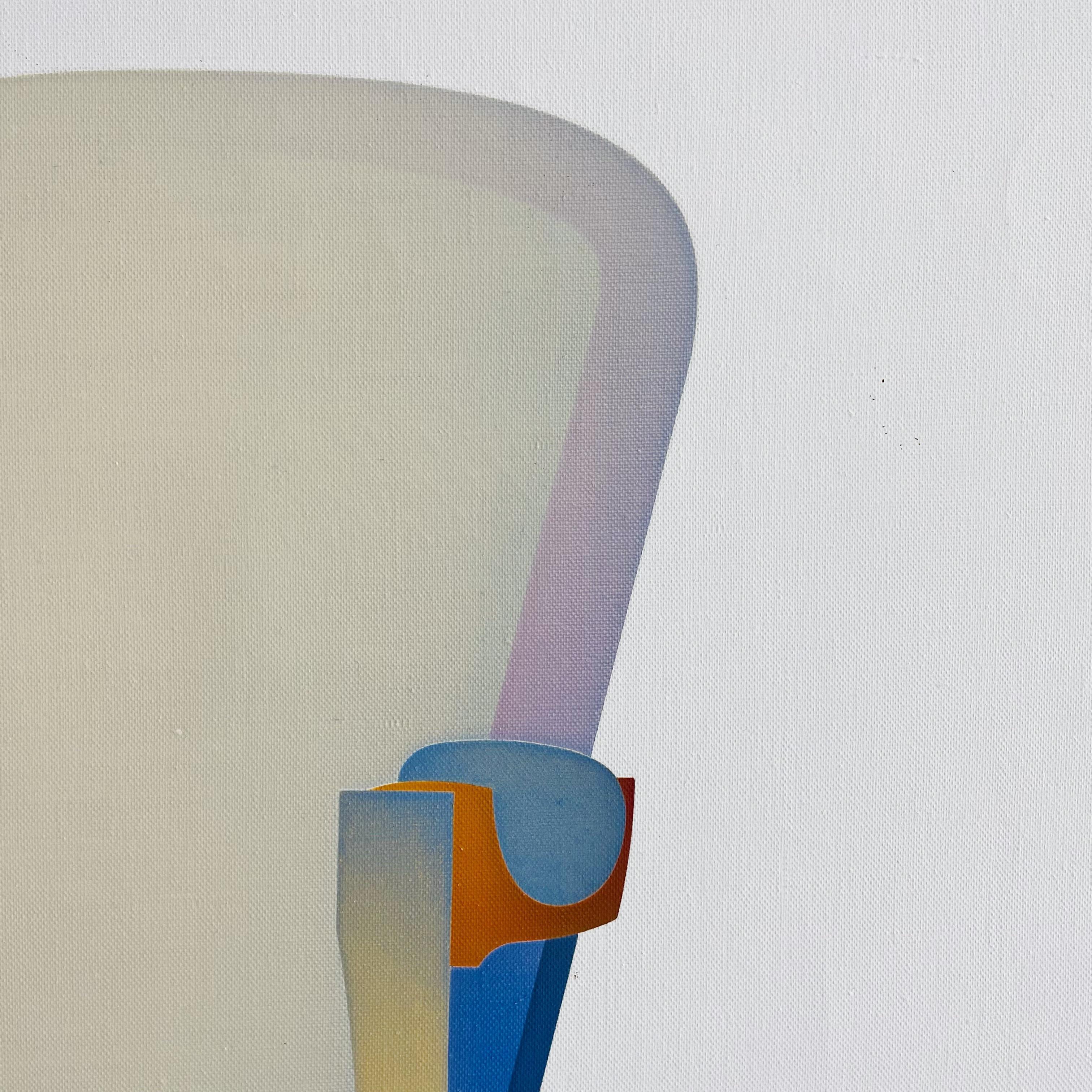 Spanish Original Chair L Painting by Alberto Labad 'Bilbao, Spain'