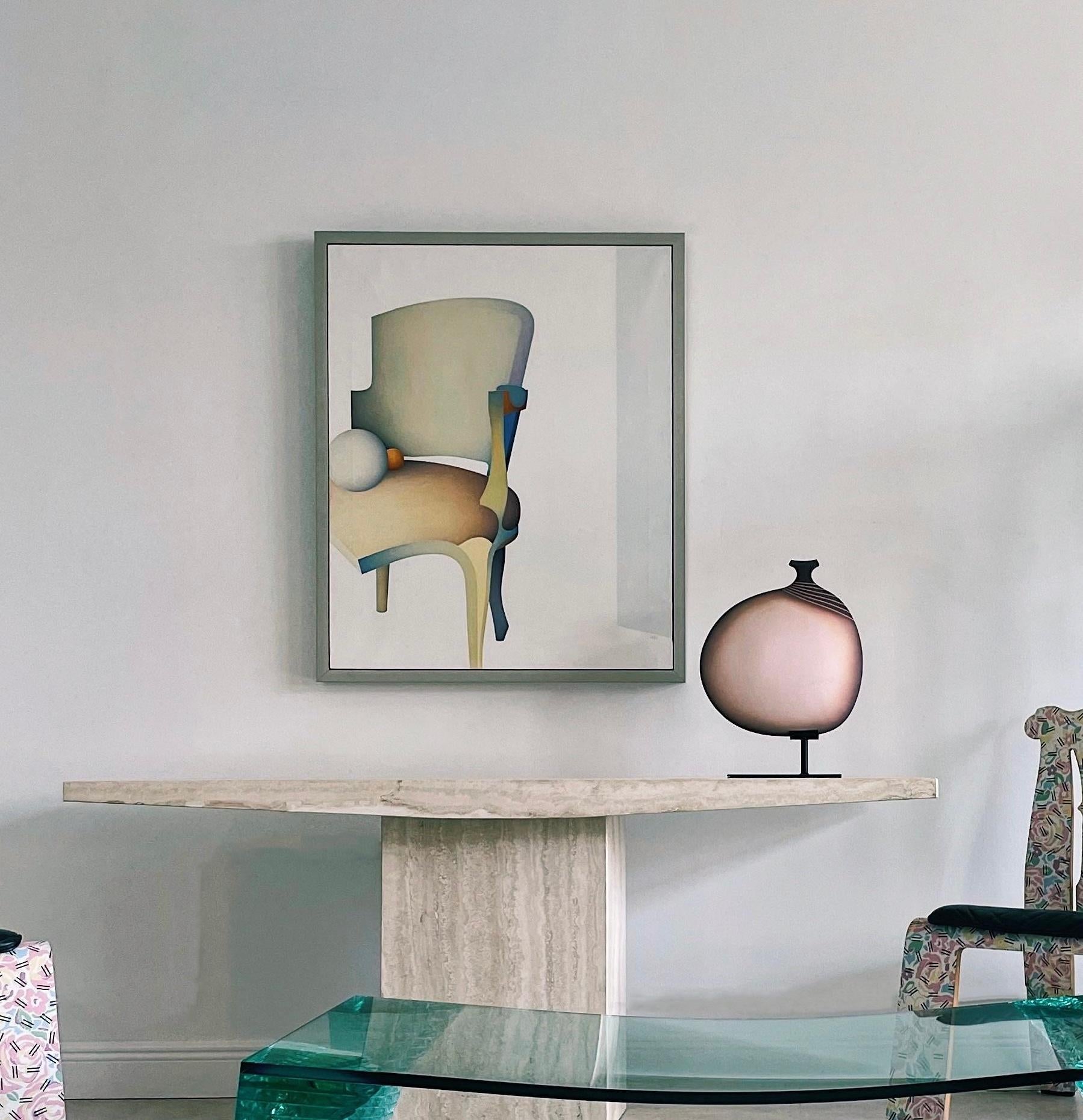 Canvas Original Chair L Painting by Alberto Labad 'Bilbao, Spain'