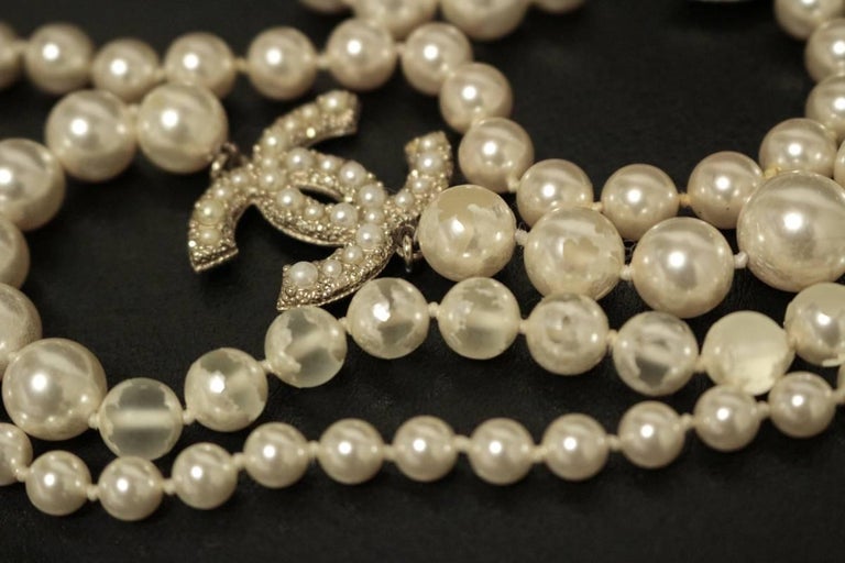 Chanel 100 anniversary pearl necklace cheap