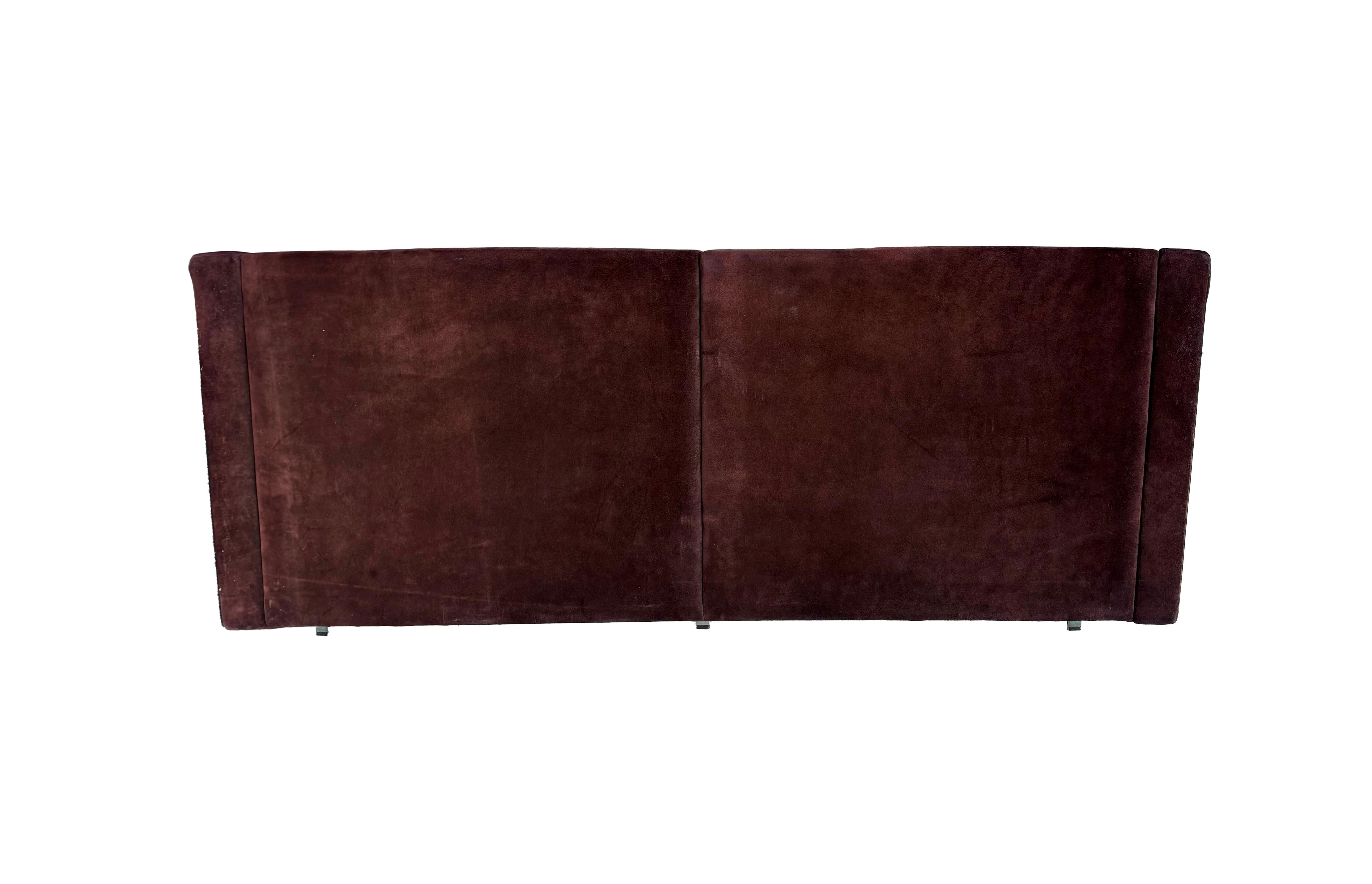 Original Charles Pfister Para Knoll Loveseat Minimalista De Ante, c.1970s en Bueno estado para la venta en Briarcliff Manor, NY