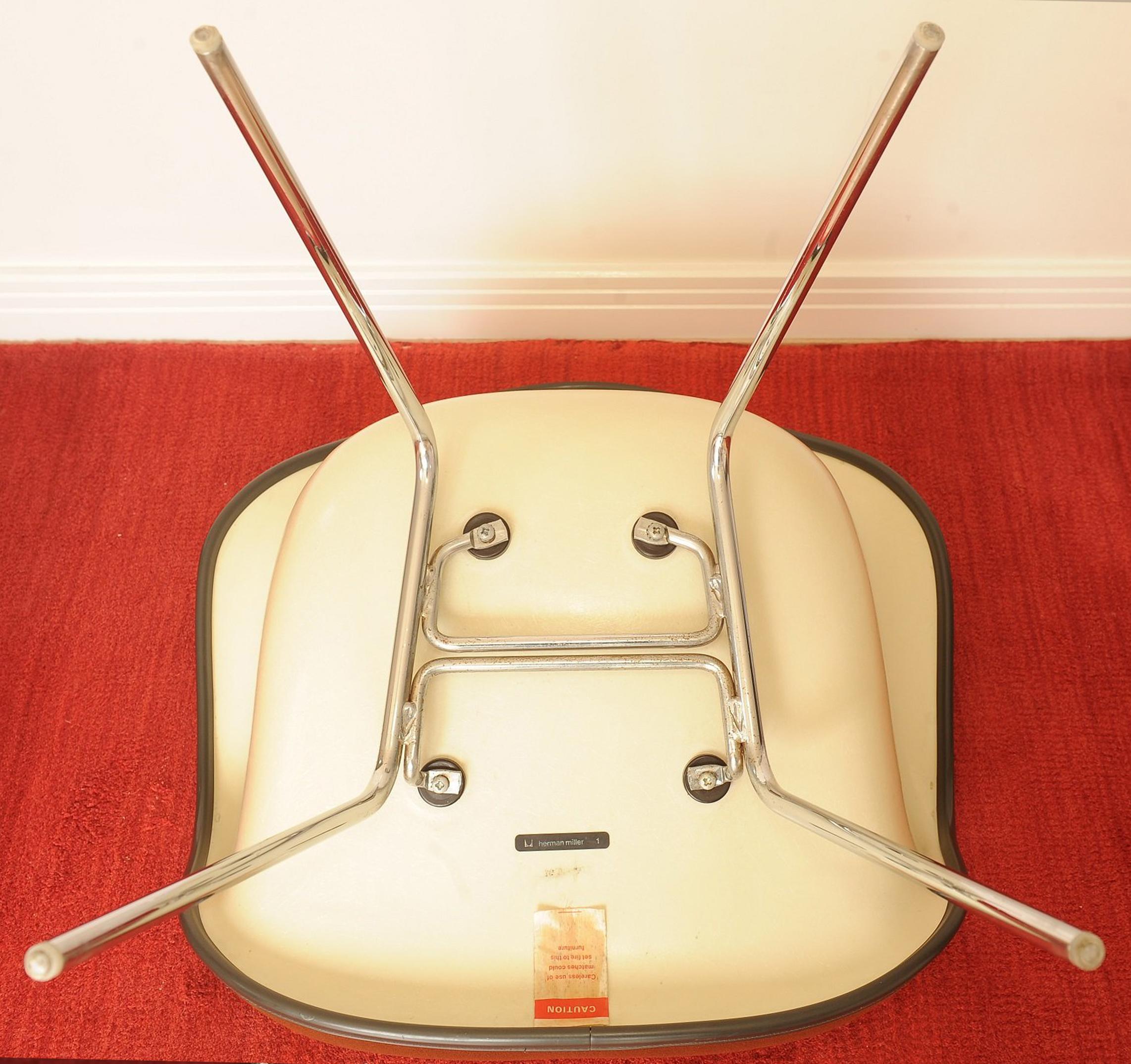 Chaise DAX originale du milieu du siècle Charles & Ray Eames pour Herman Miller étiquetée en vente 1