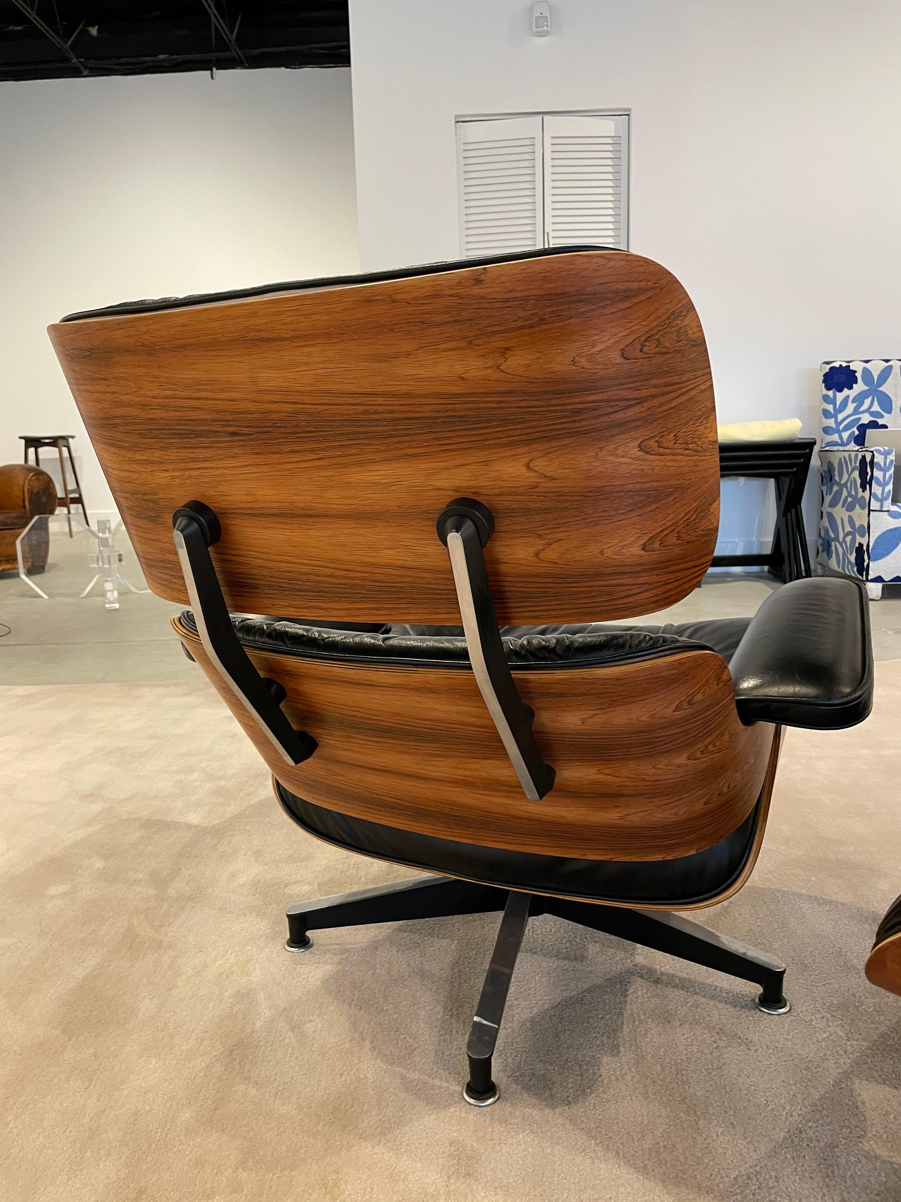 Original Charles & Ray Eames for Herman Miller MCM Rosewood Lounge Chair 2