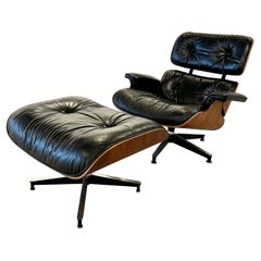 Chaise longue originale Charles & Ray Eames pour Herman Miller MCM en bois de rose