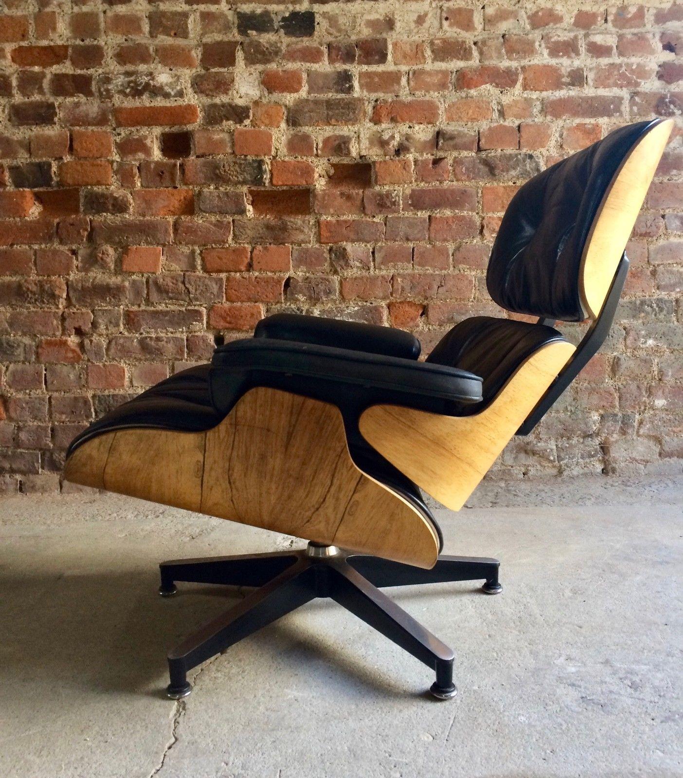 American Original Charles & Ray Eames Lounge Chair Model 670 Rosewood Herman Miller 1970s